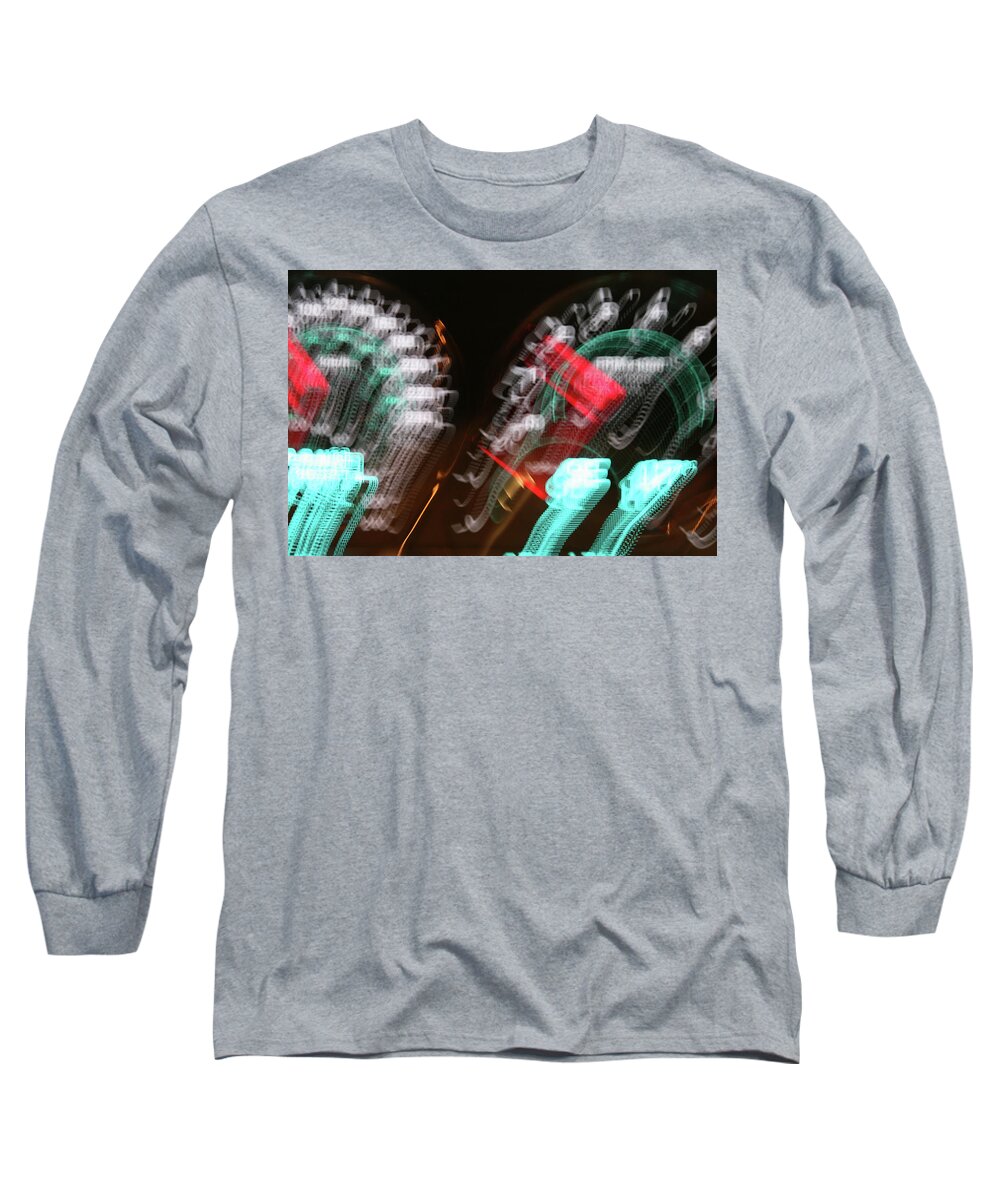 Dash Long Sleeve T-Shirt featuring the photograph Racing Dash by Jim Whitley