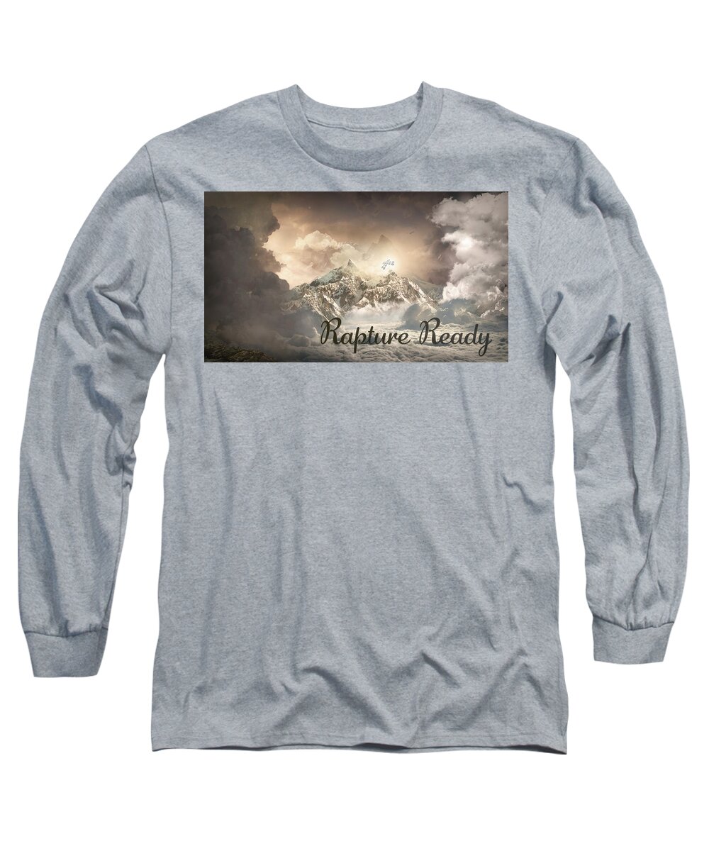  Long Sleeve T-Shirt featuring the digital art Rapture Ready by Jorge Figueiredo
