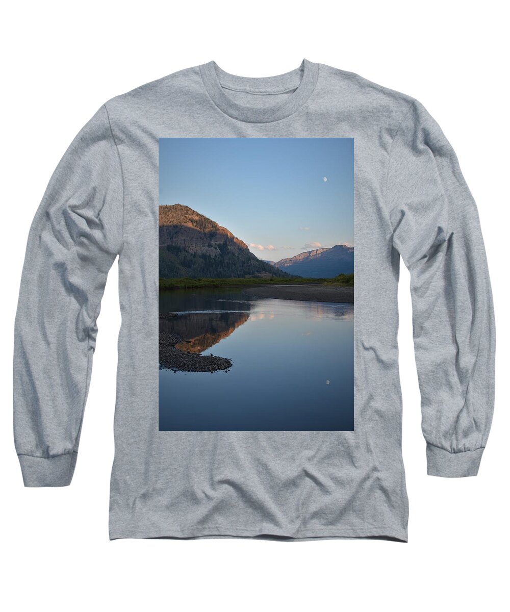 Western Art Long Sleeve T-Shirt featuring the photograph Reflection by Alden White Ballard