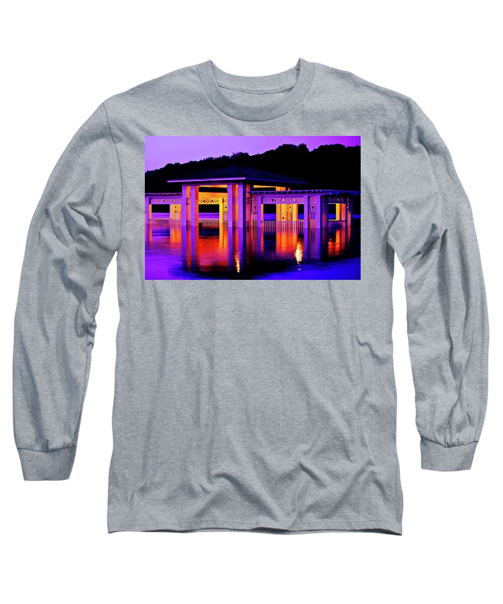 Christie Kowalski Long Sleeve T-Shirt featuring the photograph Reflection in Full Color by Christie Kowalski