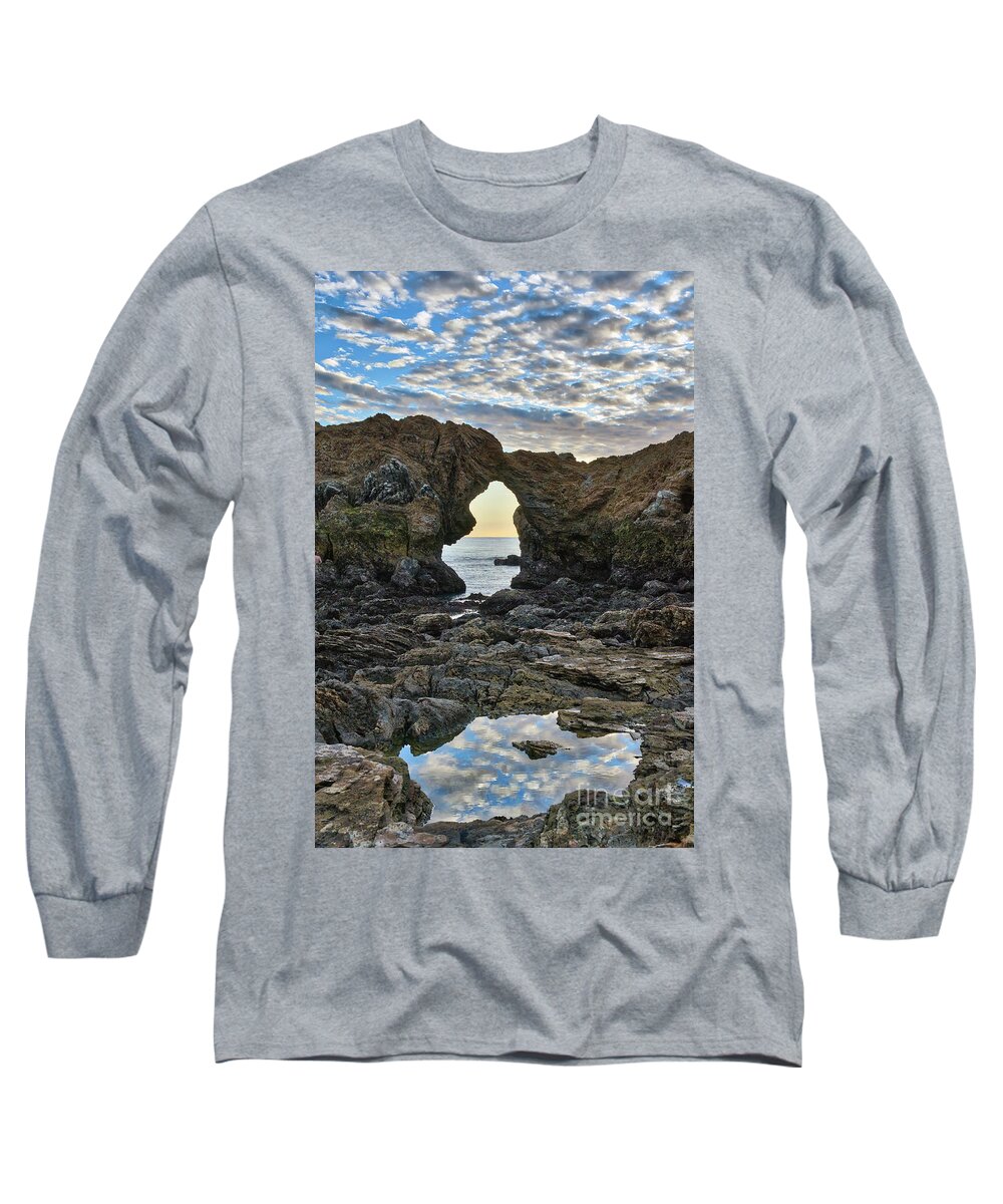 Reflections Long Sleeve T-Shirt featuring the photograph Reflections At Ladder Rock by Eddie Yerkish