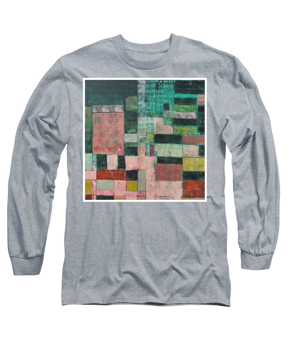  Long Sleeve T-Shirt featuring the painting Rejecting Plasticity by Try Cheatham