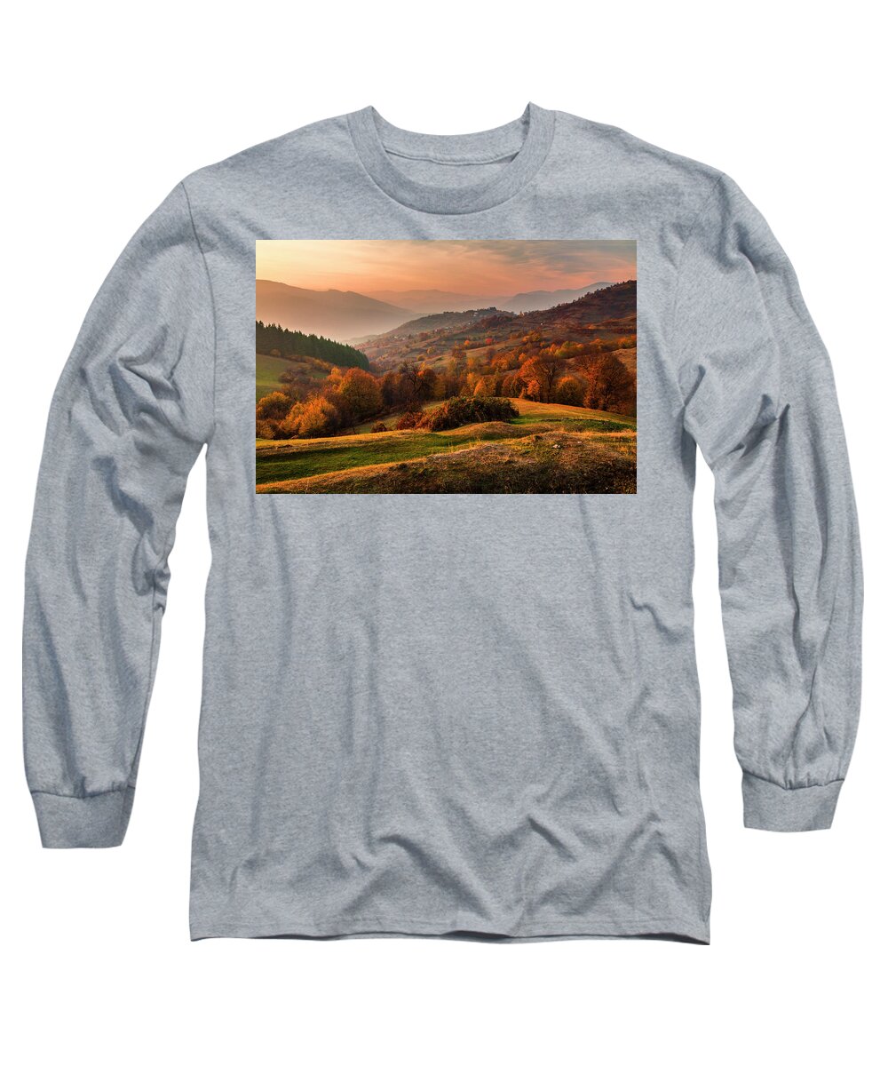 Rhodope Mountains Long Sleeve T-Shirt featuring the photograph Rhodopean Landscape by Evgeni Dinev