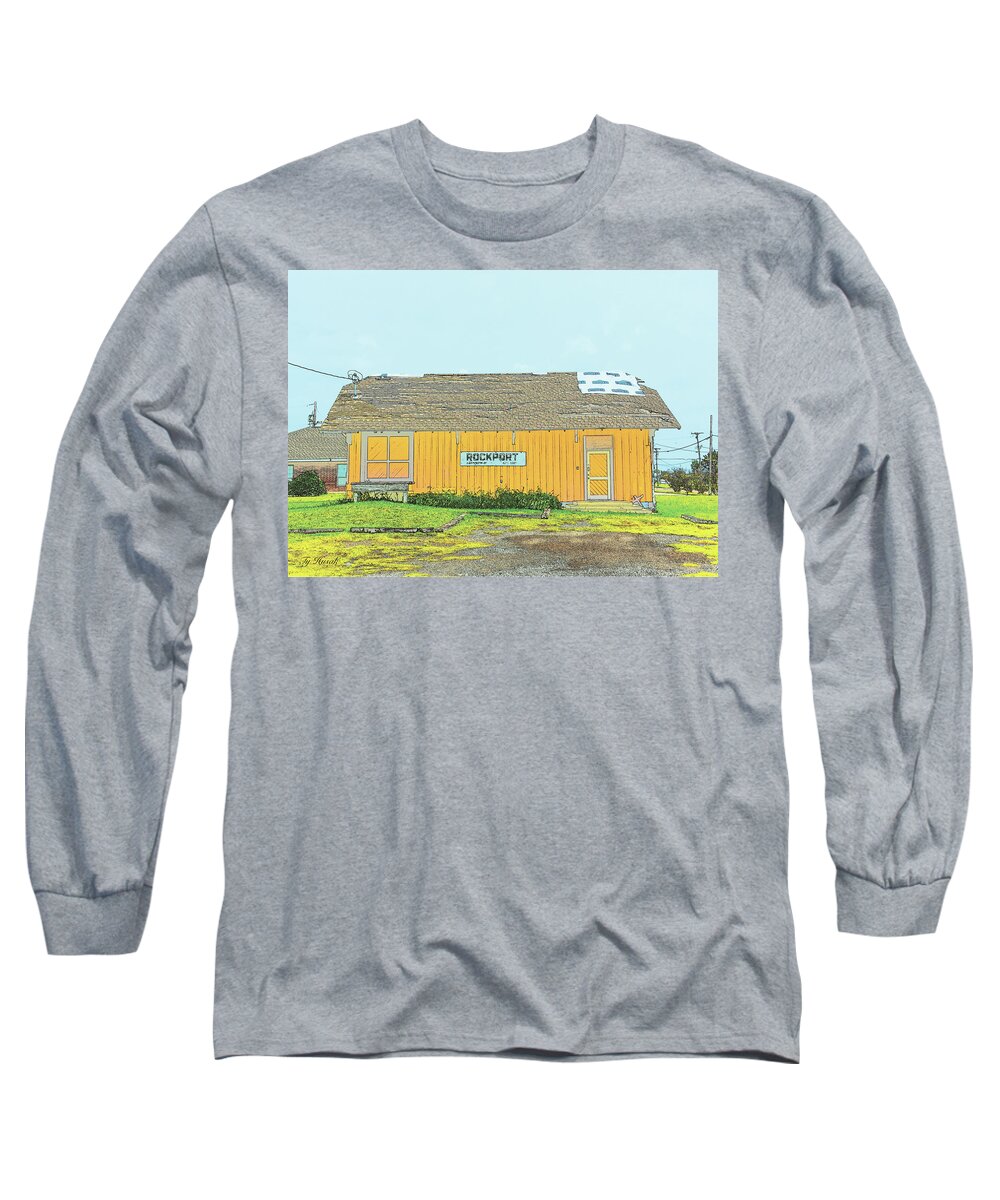Rockport Long Sleeve T-Shirt featuring the photograph Rockport Depot by Ty Husak