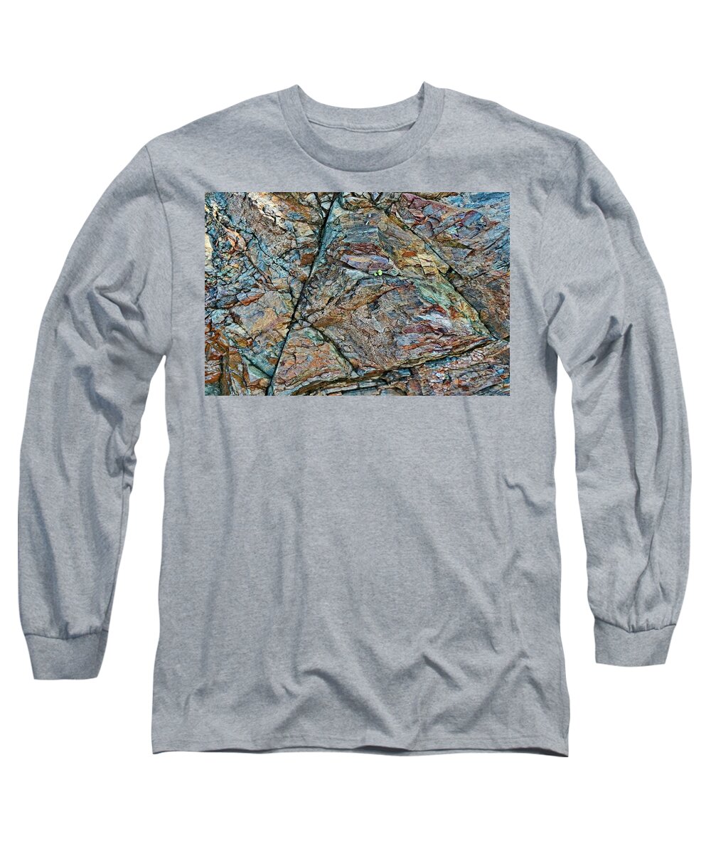 Rocks Long Sleeve T-Shirt featuring the photograph Rocks 6 by Alan Norsworthy