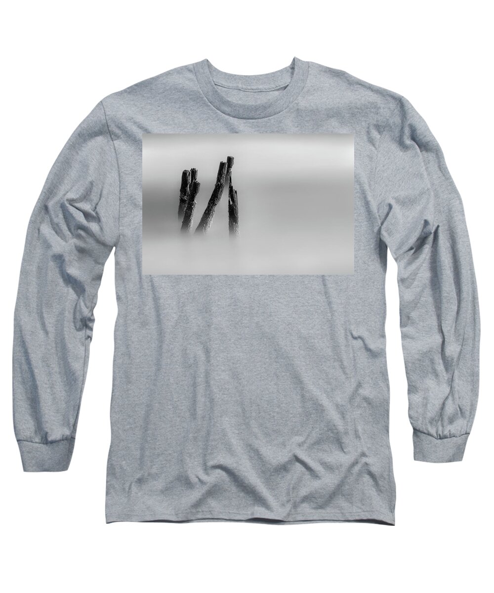Published Long Sleeve T-Shirt featuring the photograph Seven, a Whisper of Sea by Enrique Pelaez