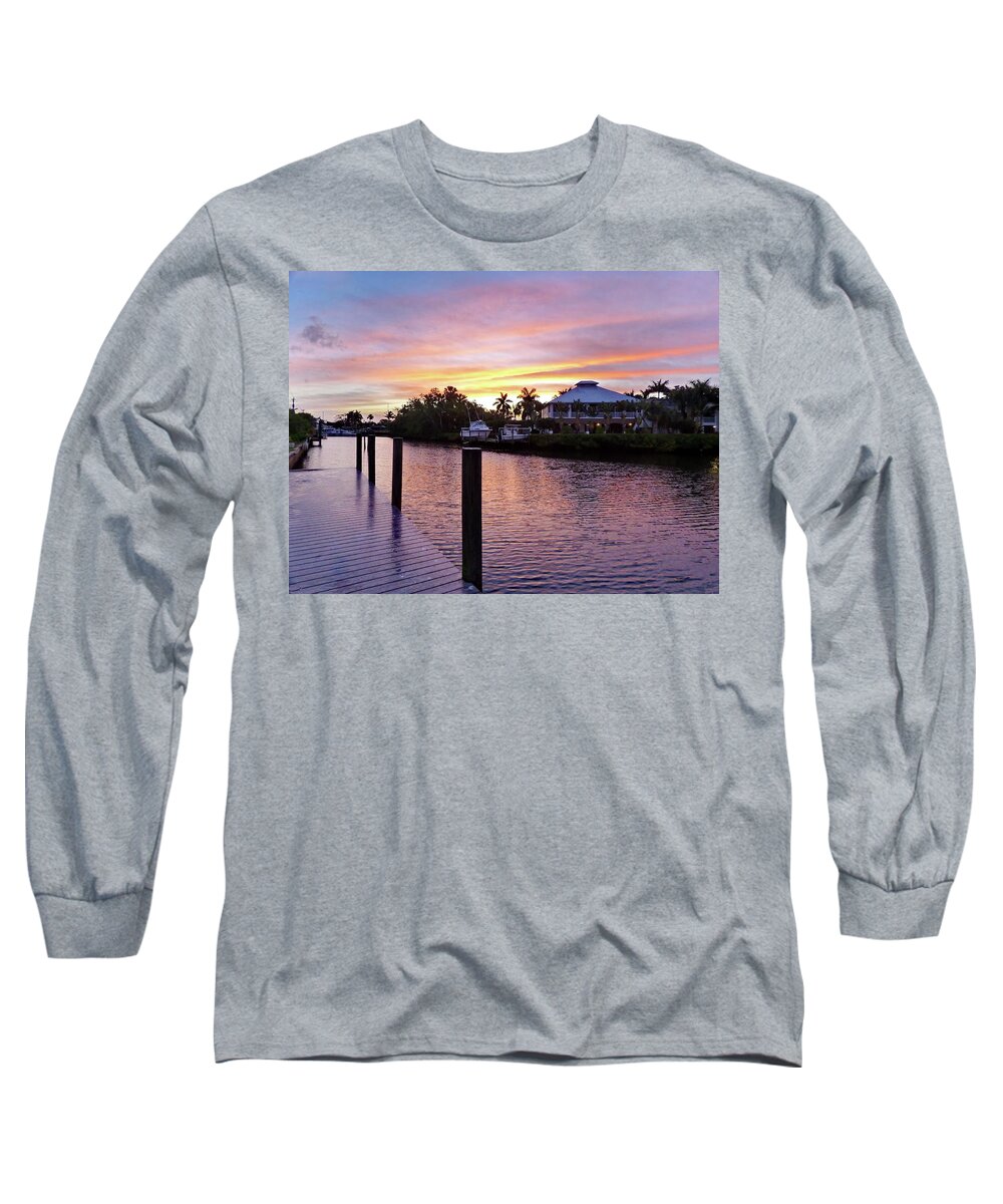 Sunrise Long Sleeve T-Shirt featuring the photograph Southern Sunrise by Lyuba Filatova