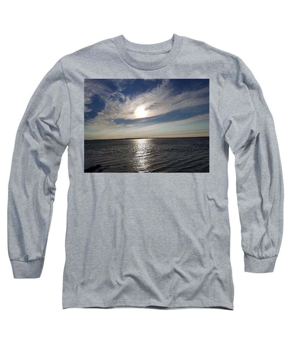 Summer Long Sleeve T-Shirt featuring the photograph Summer at the Coast by Brent Knippel