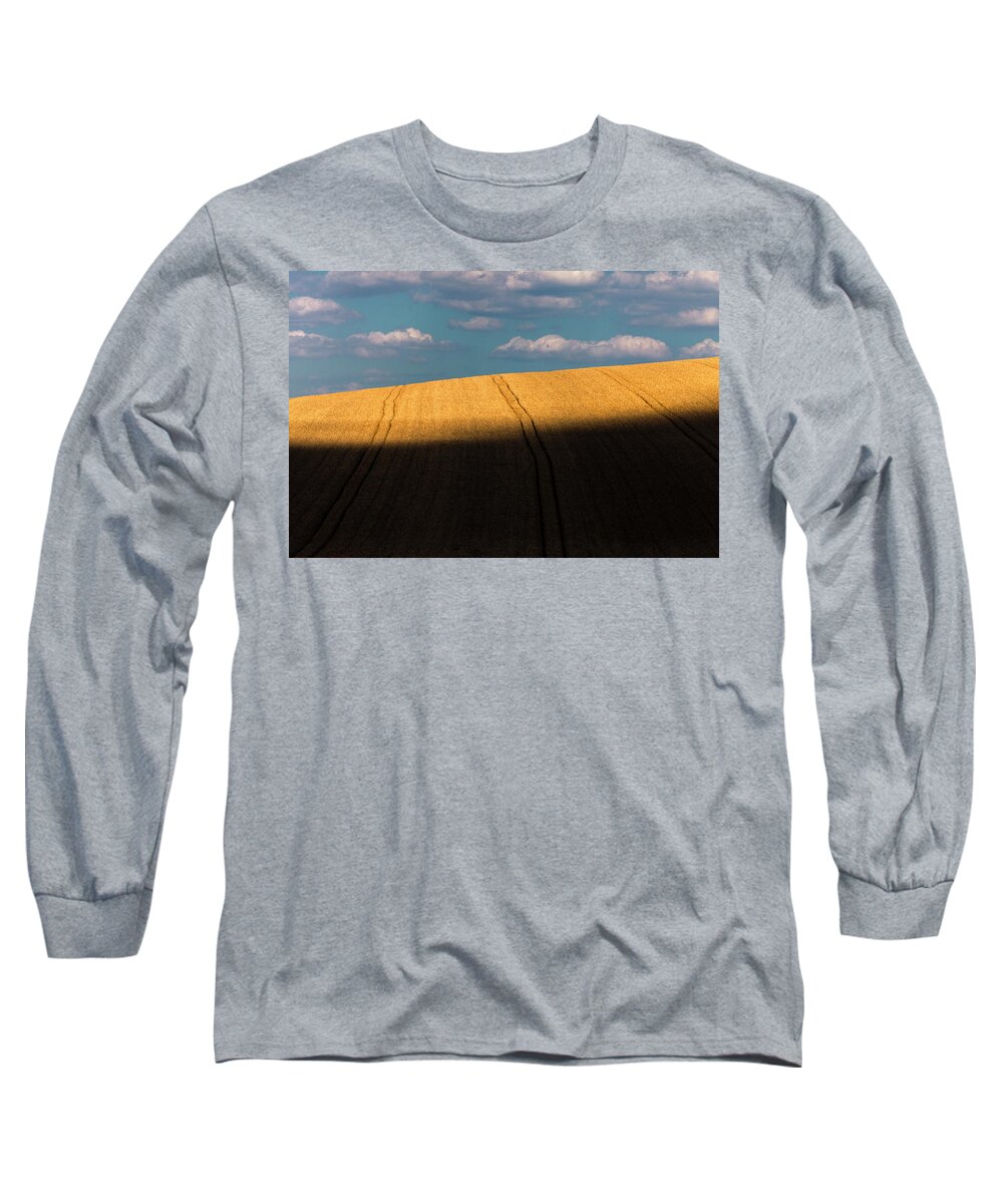 Bulgaria Long Sleeve T-Shirt featuring the photograph Sun Hit the Land by Evgeni Dinev