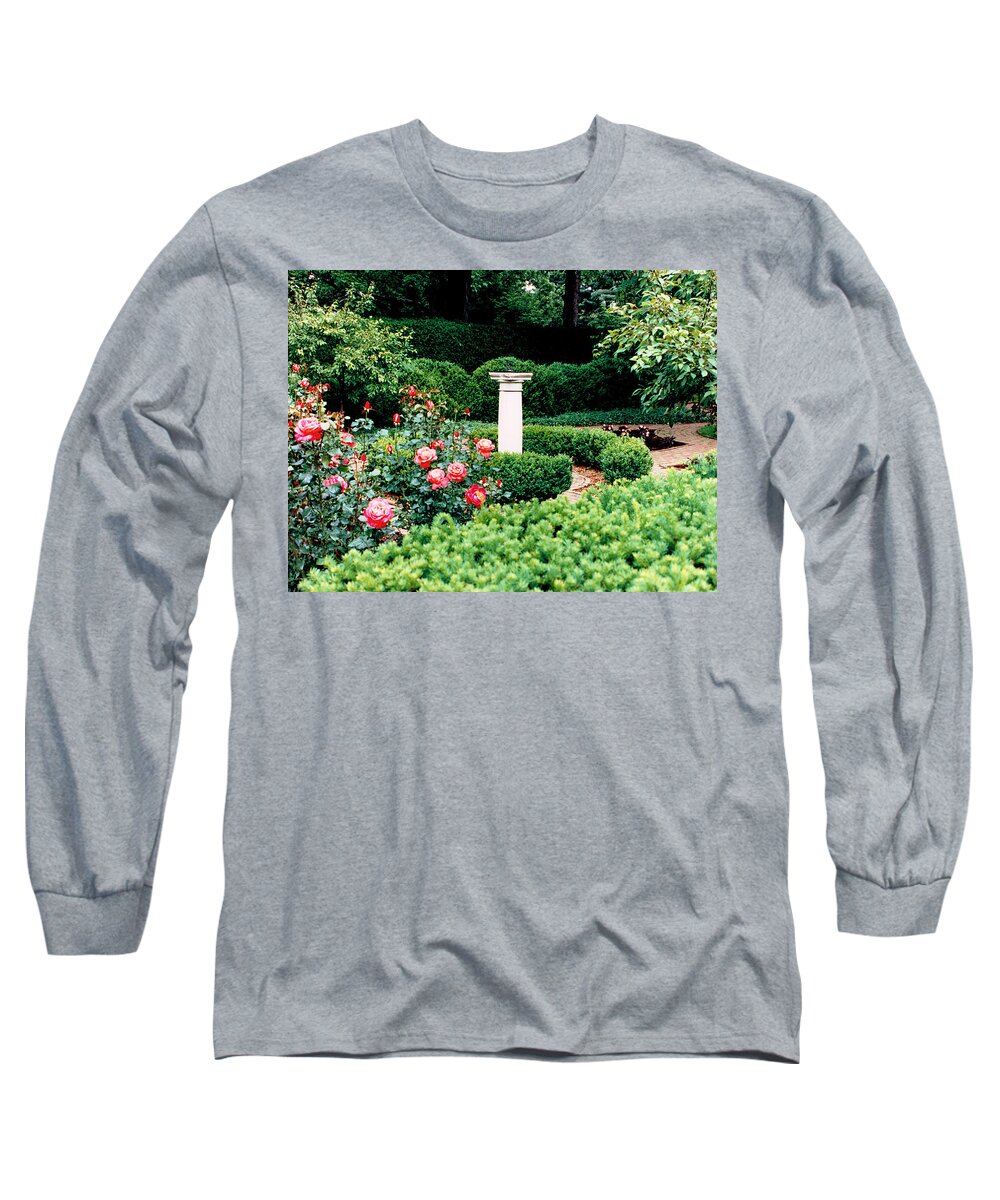 Henry Clay Estate Long Sleeve T-Shirt featuring the photograph Sundial 94 by Mike McBrayer