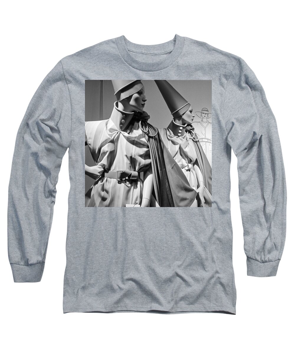  Long Sleeve T-Shirt featuring the photograph Sylish Mannequin in West Berlin by Roberto Bigano