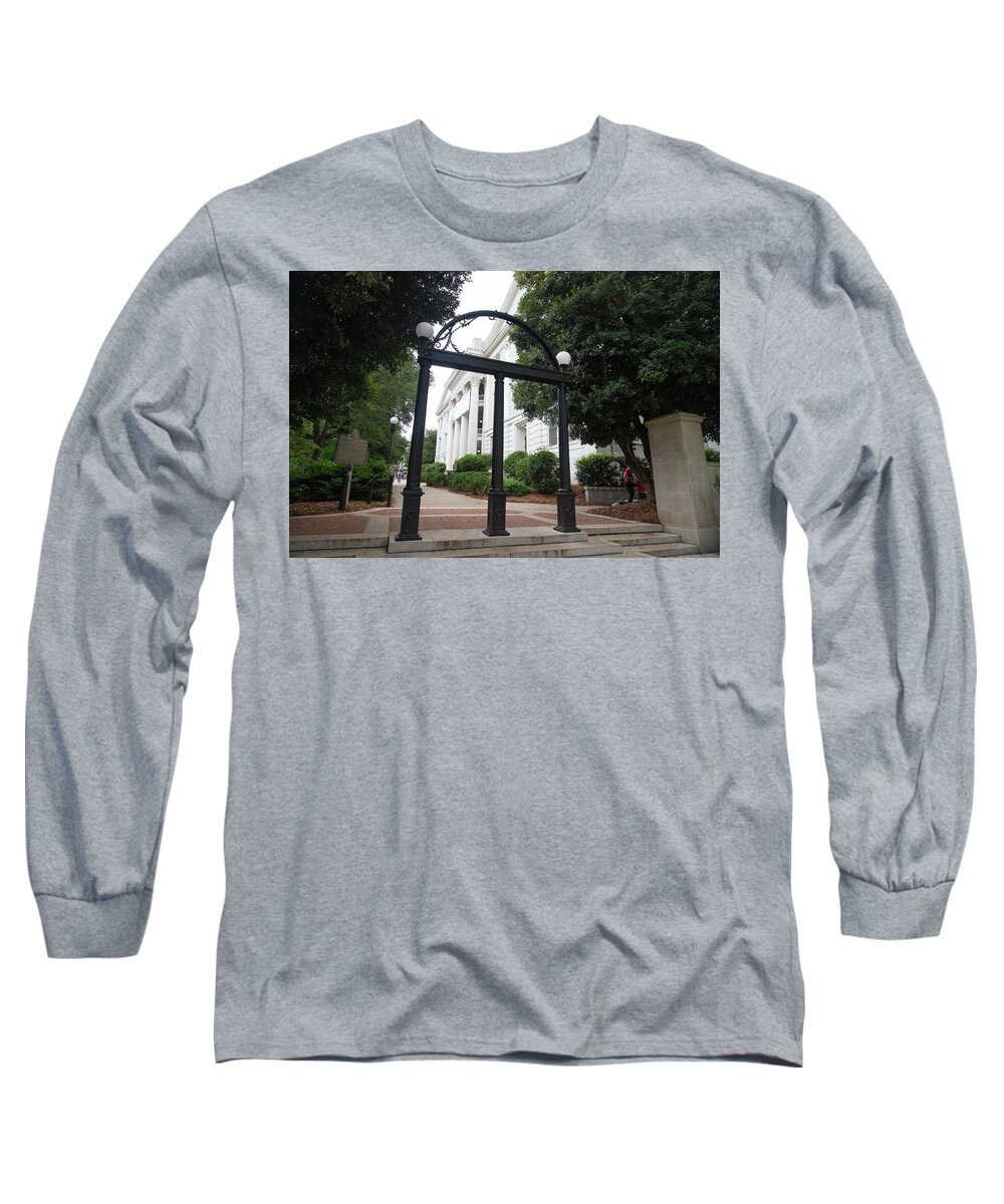 Athens Georgia Long Sleeve T-Shirt featuring the photograph The Arch at the University of Georgia by Eldon McGraw