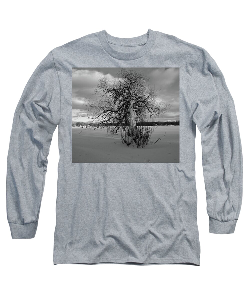 Snow Long Sleeve T-Shirt featuring the photograph The calm after the storm by Carl Marceau