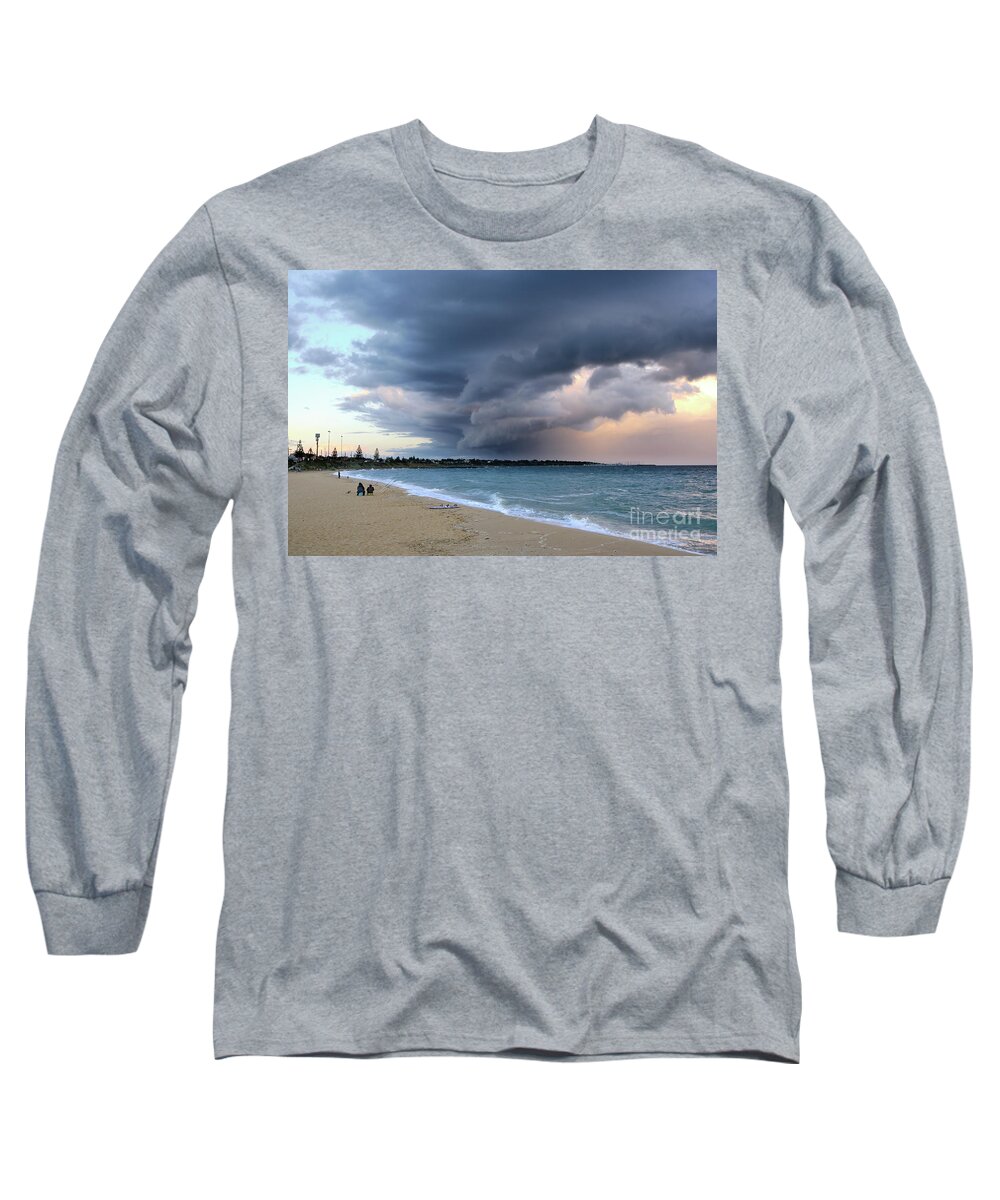 Storm Long Sleeve T-Shirt featuring the photograph The Storm Watchers by Neil Maclachlan