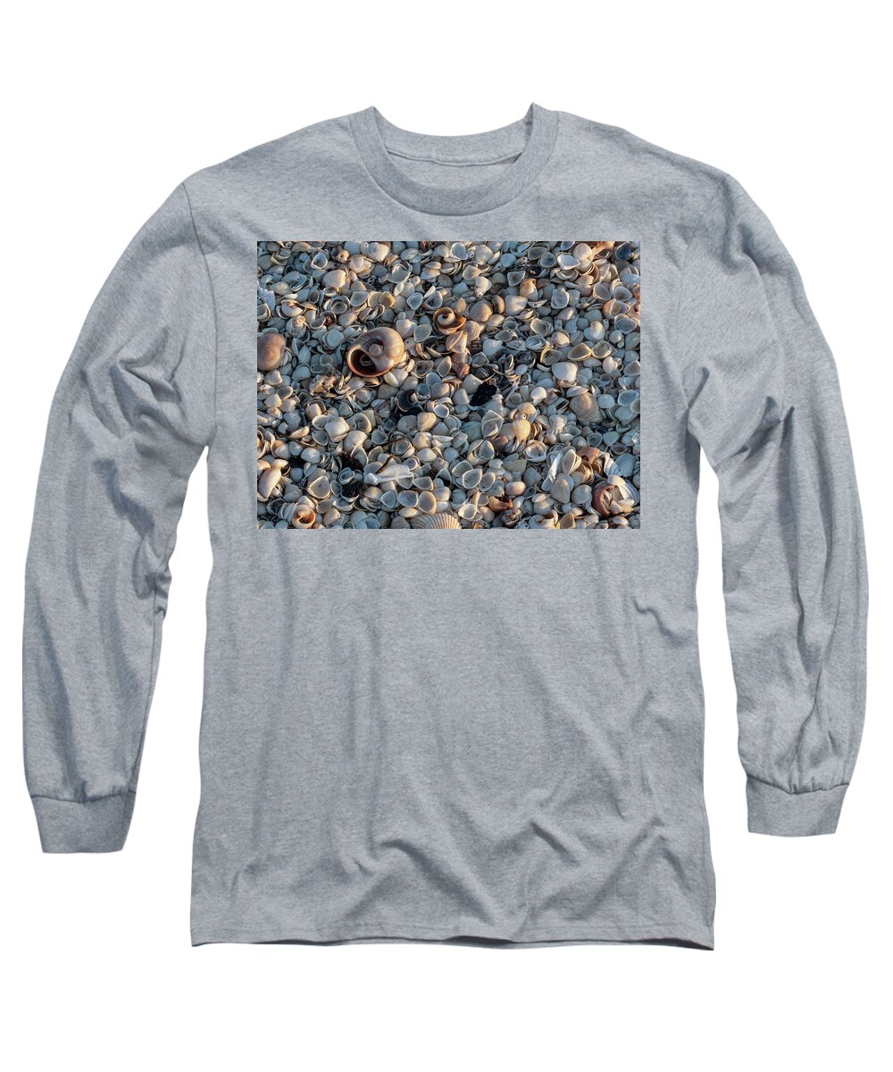 Sea Shells Long Sleeve T-Shirt featuring the photograph Tiny Shells by Jerry Connally