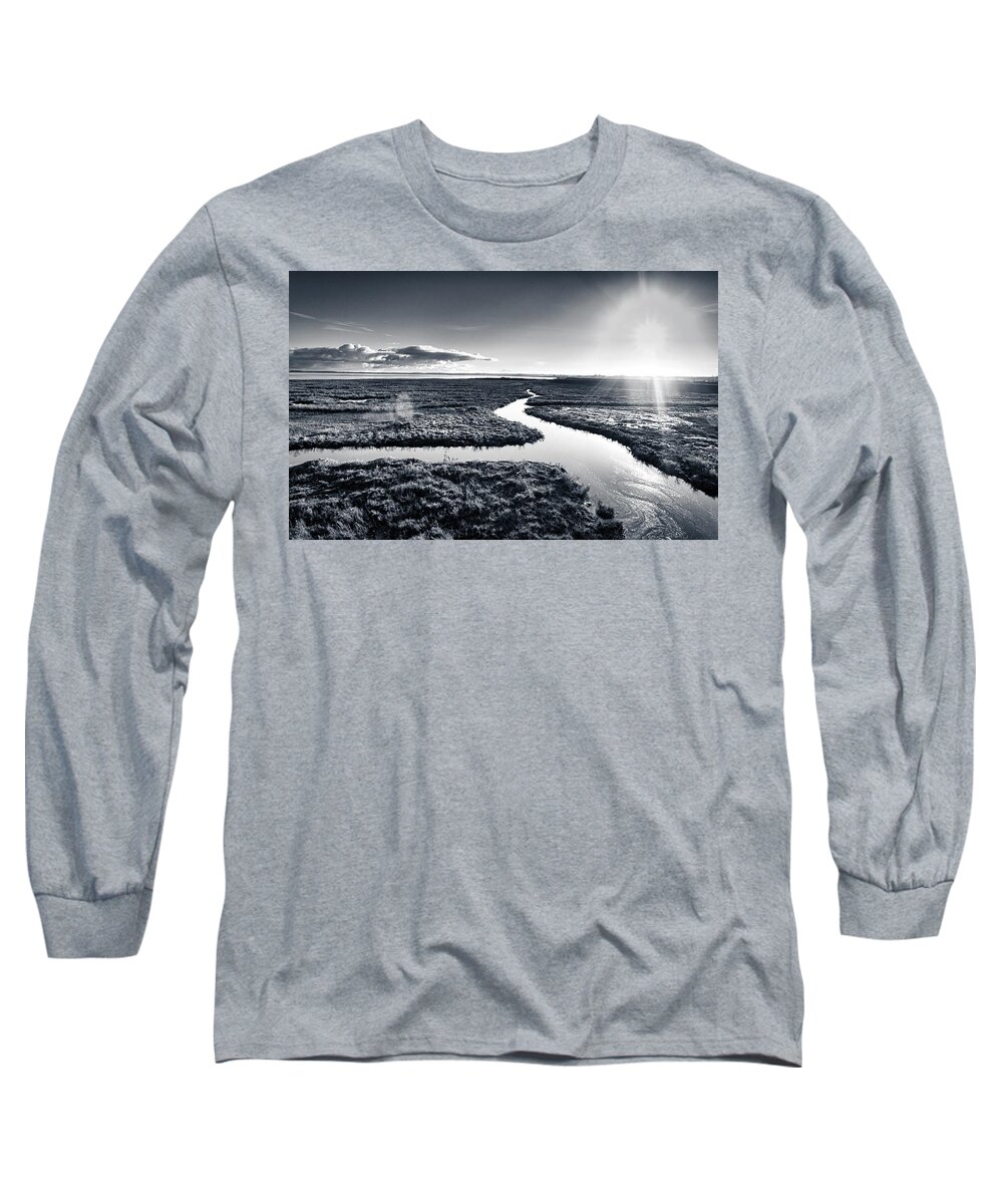 Andbc Long Sleeve T-Shirt featuring the photograph Tranquil Horizon by Martyn Boyd