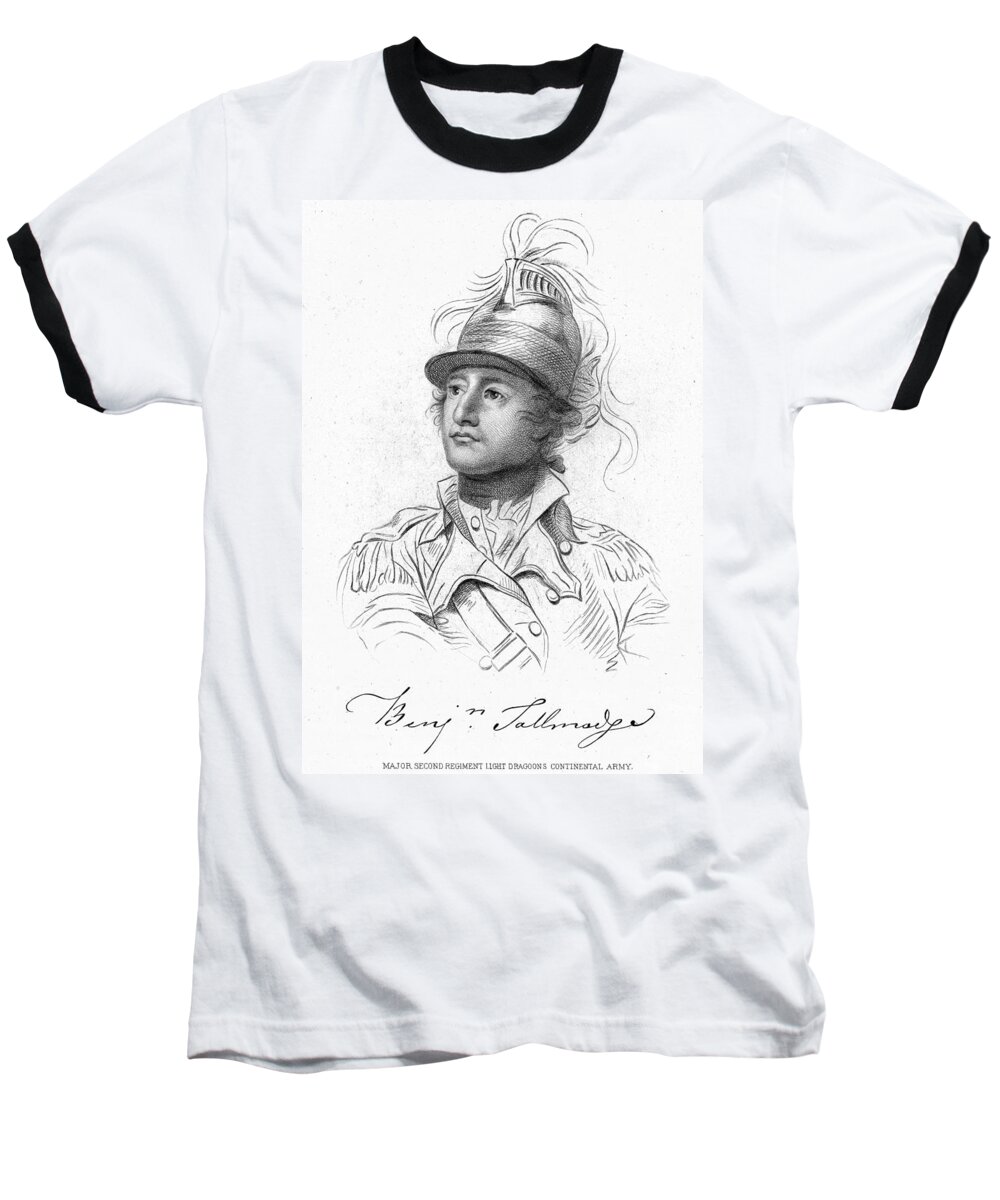 18th Century Baseball T-Shirt featuring the photograph Benjamin Tallmadge #1 by Granger