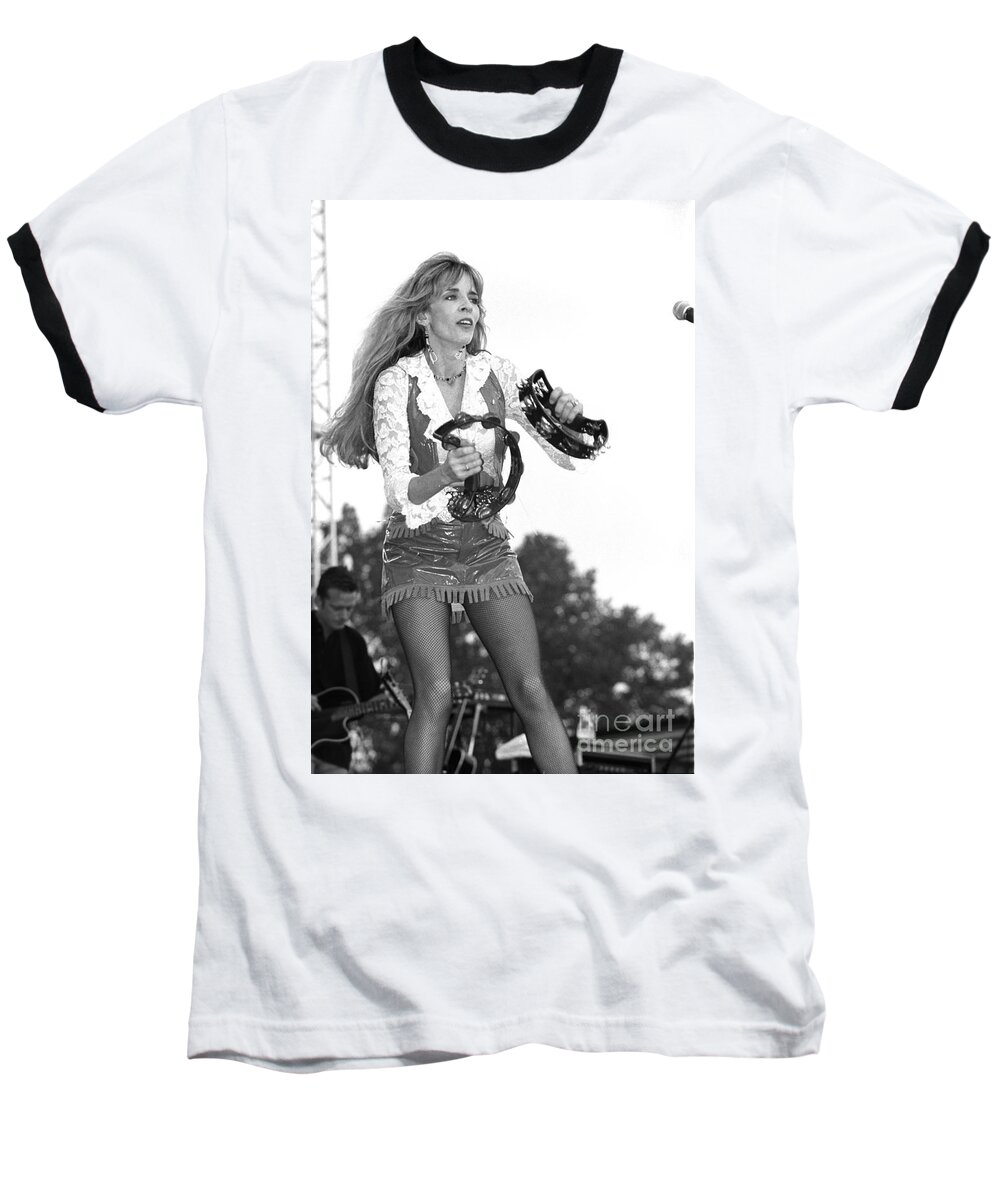 Carlene Carter Baseball T-Shirt featuring the photograph Carlene Carter #1 by Concert Photos