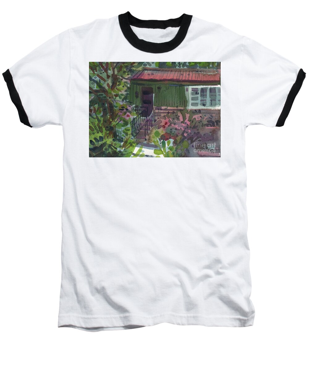 Residence Baseball T-Shirt featuring the painting Entrance #1 by Donald Maier
