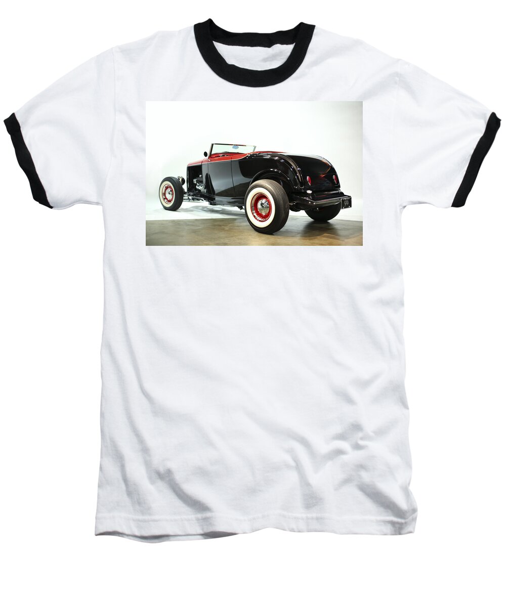 Car Baseball T-Shirt featuring the photograph 1932 Ford Deuce Roadster by Gianfranco Weiss
