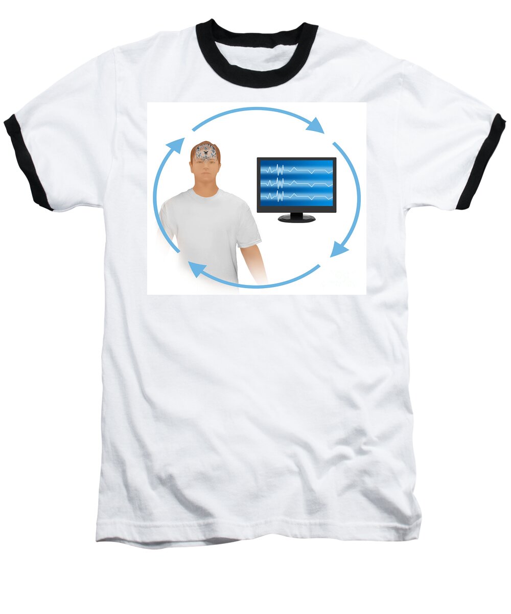 Medical Baseball T-Shirt featuring the photograph Biofeedback Therapy #4 by Gwen Shockey