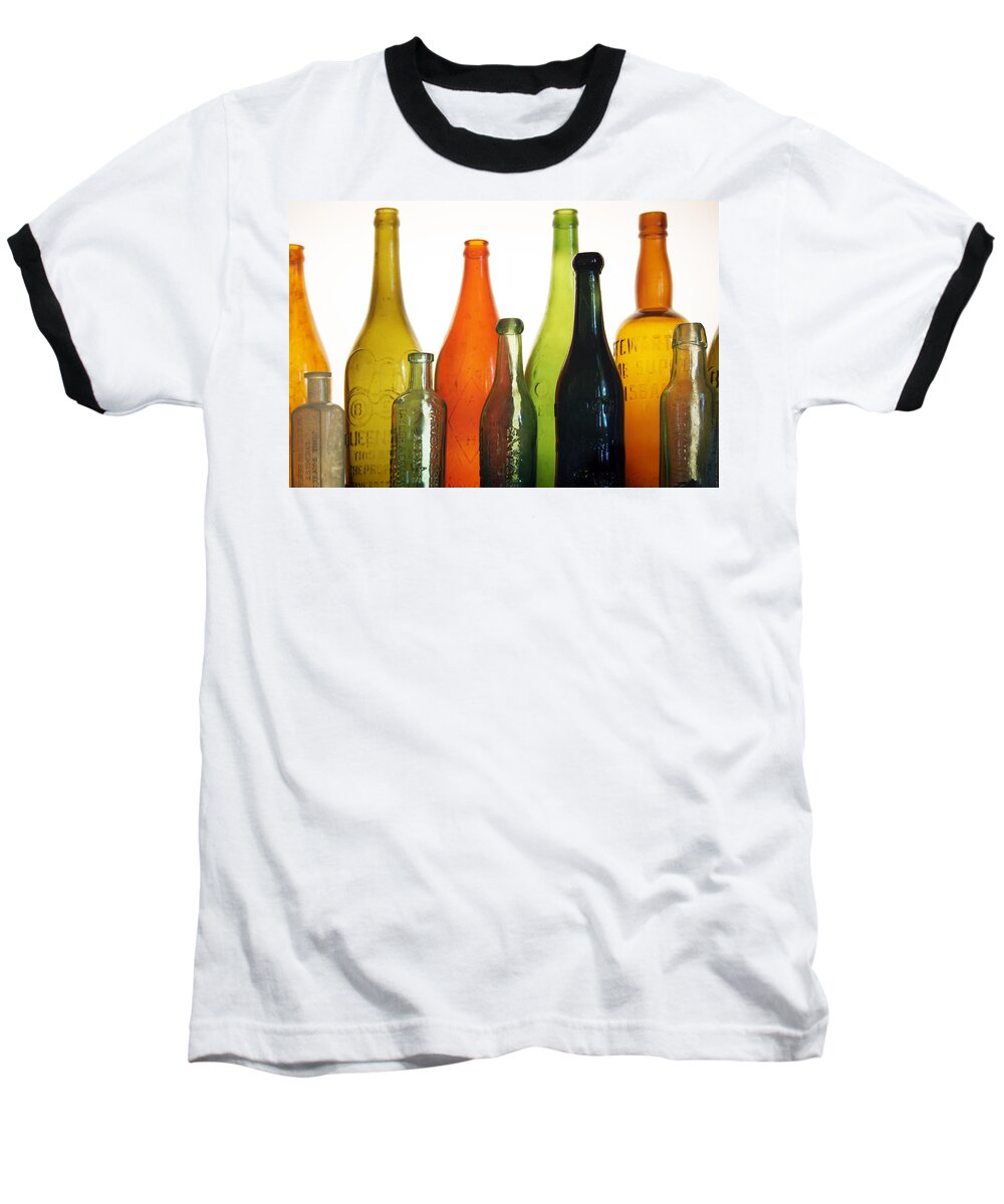 Bottle Baseball T-Shirt featuring the photograph A Thirst for Timelessness by Holly Kempe
