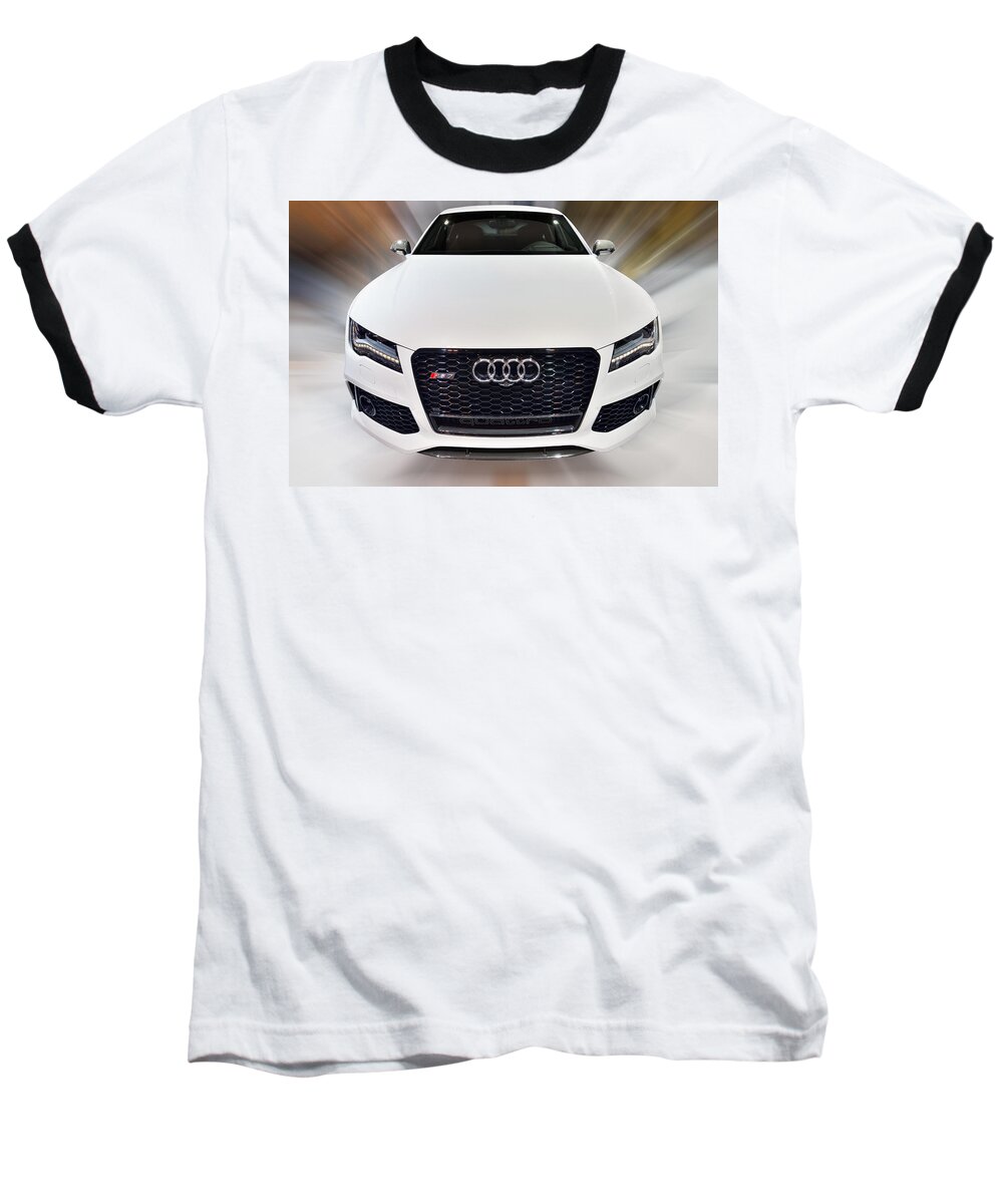 Audi Baseball T-Shirt featuring the photograph AUDI R S 7 Quattro 2014 by Dragan Kudjerski