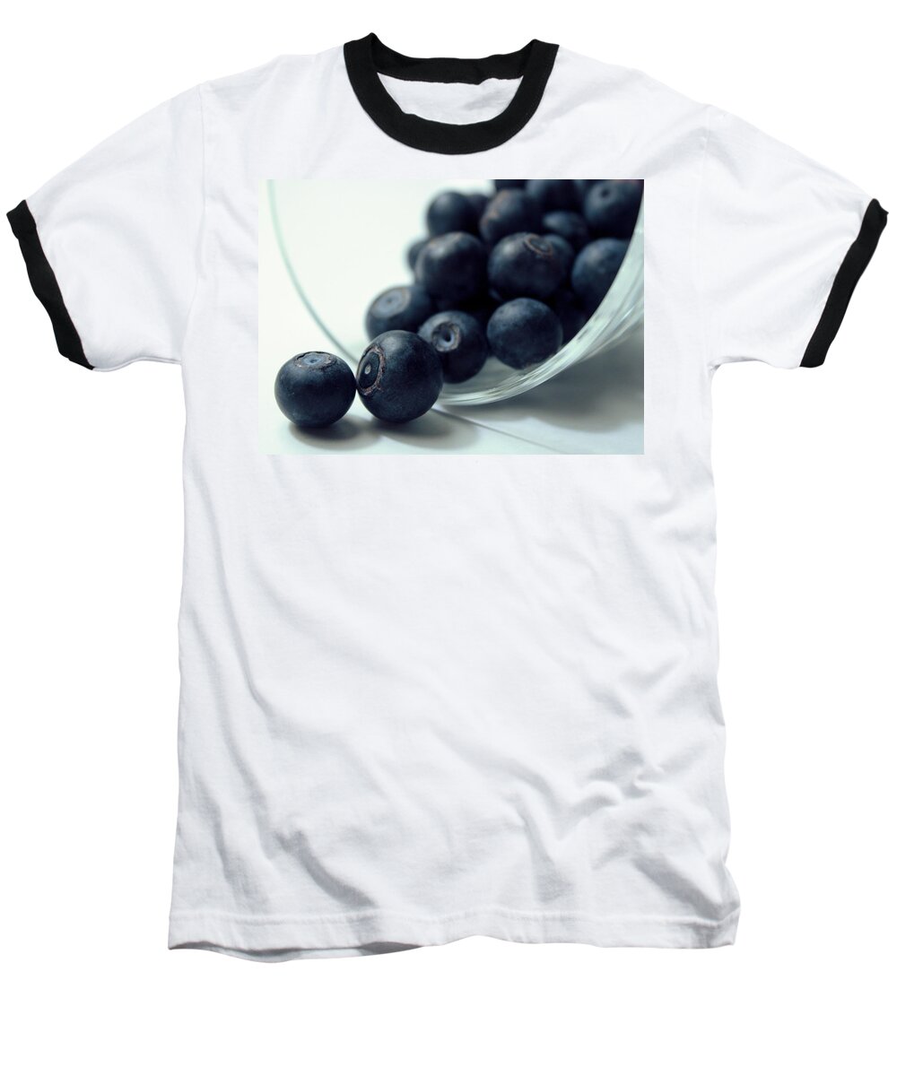 Skompski Baseball T-Shirt featuring the photograph Blueberries by Joseph Skompski