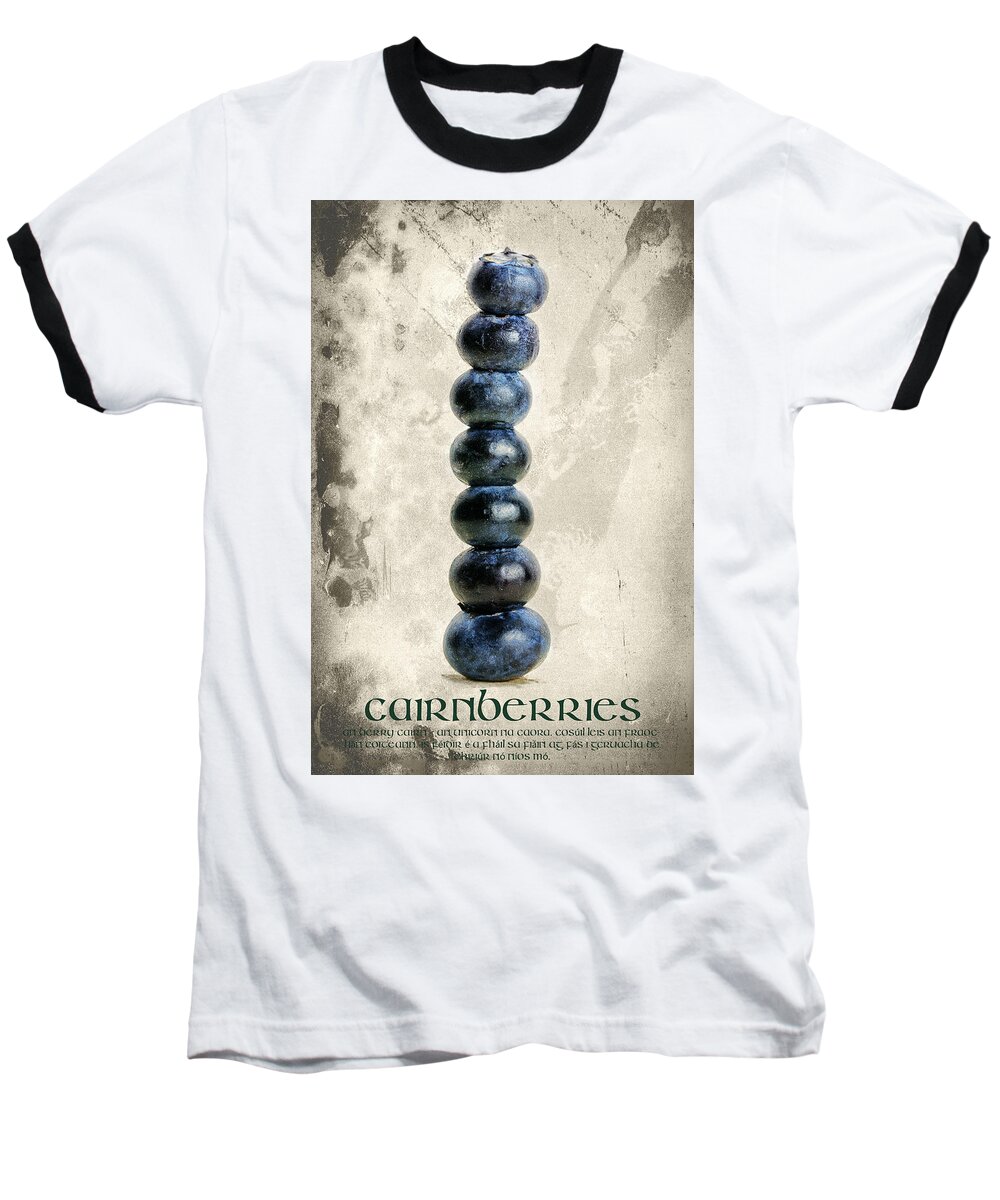 Cairn Baseball T-Shirt featuring the photograph Cairnberries by Scott Campbell