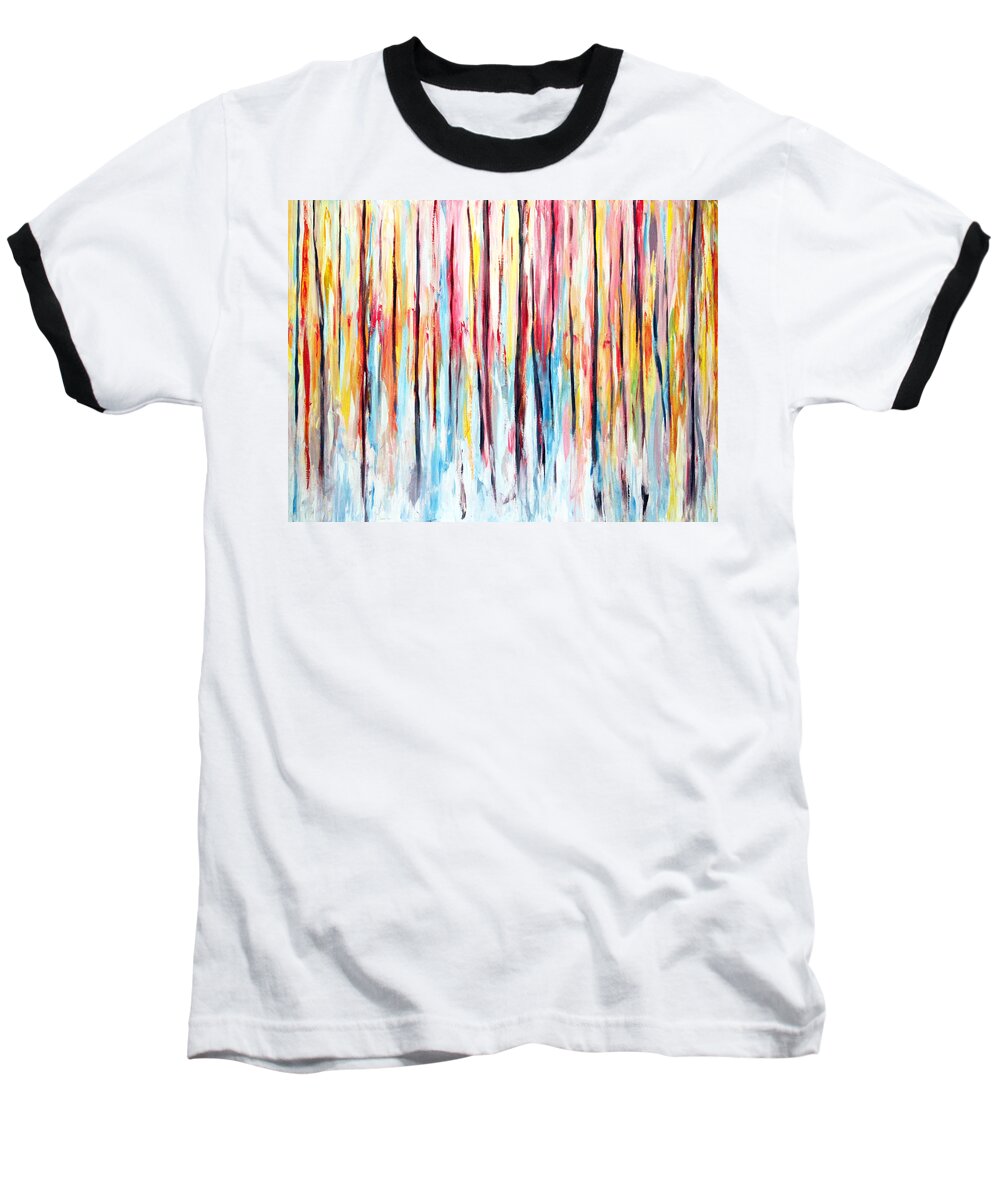 Winter Baseball T-Shirt featuring the painting In Sight by Meaghan Troup