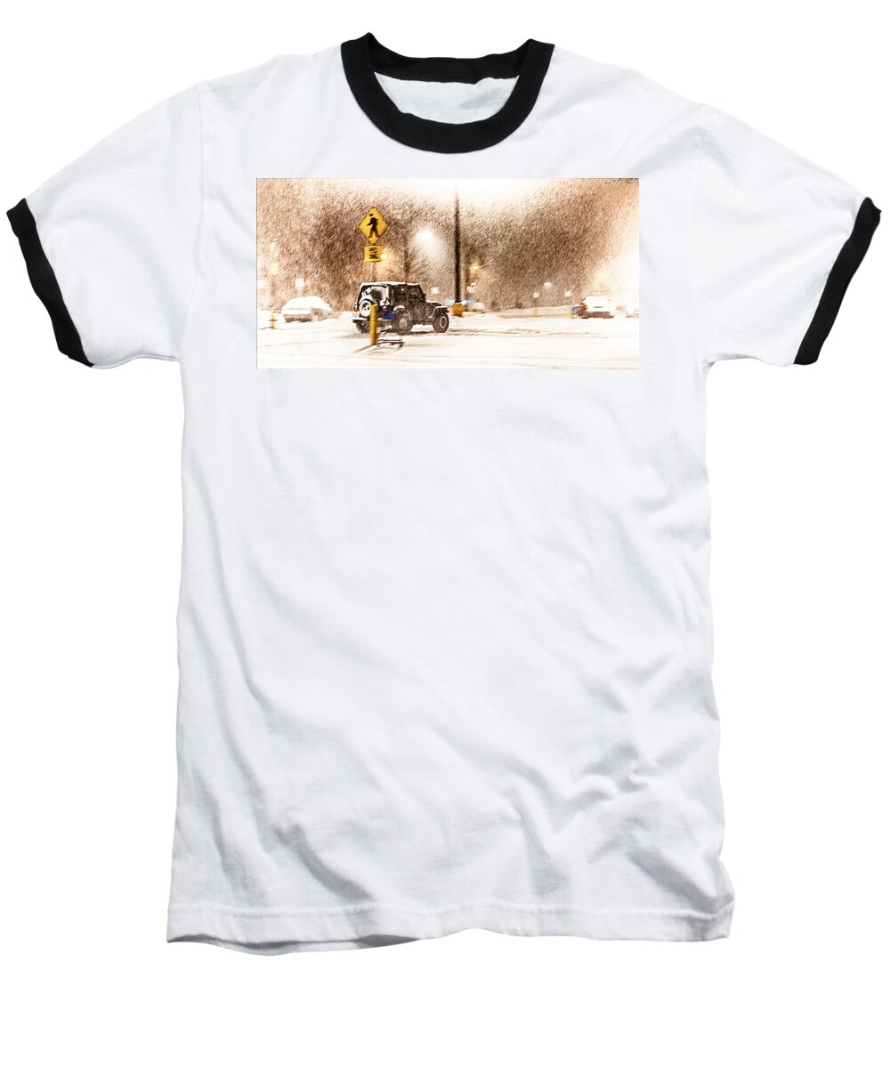 Jeep Baseball T-Shirt featuring the photograph It's A Jeep Thing by Sennie Pierson