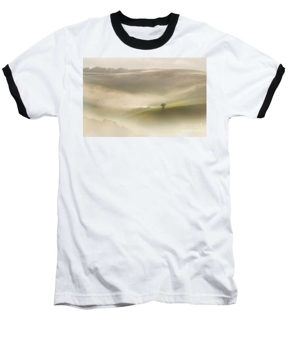 Field Baseball T-Shirt featuring the photograph Lonely Tree #2 by Jaroslaw Blaminsky