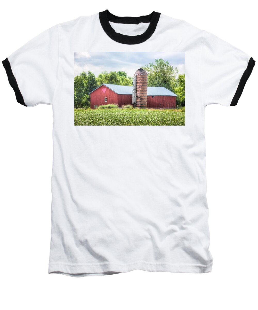 Love Baseball T-Shirt featuring the photograph Love Barn by Gary Heller