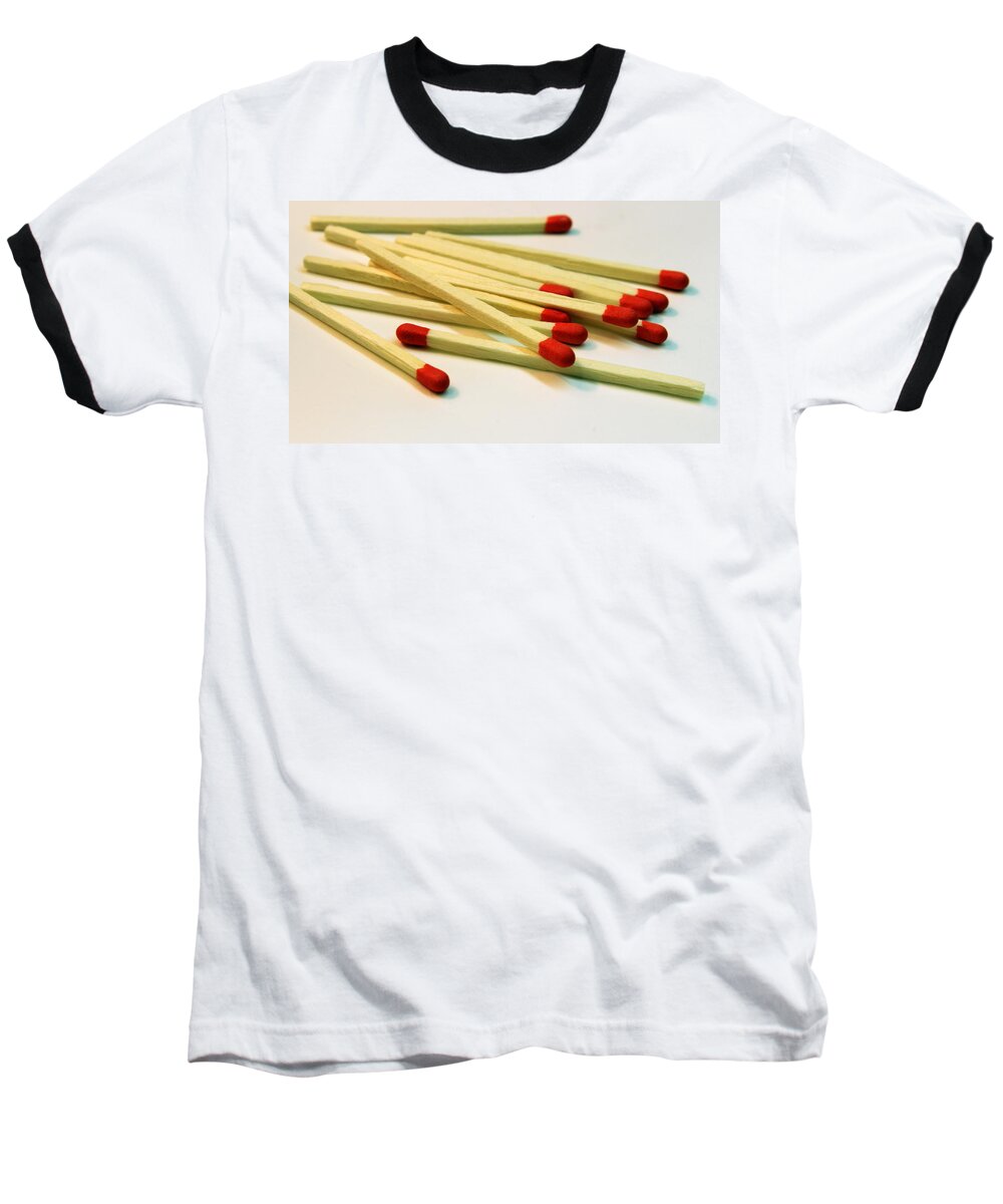 Skompski Baseball T-Shirt featuring the photograph Matchpoint by Joseph Skompski
