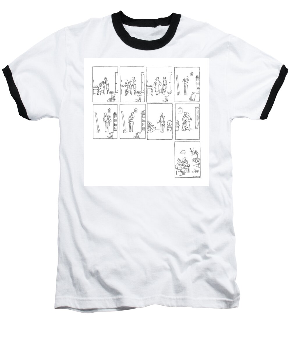 102821 Oso Otto Soglow Baseball T-Shirt featuring the drawing New Yorker September 28th, 1929 by Otto Soglow