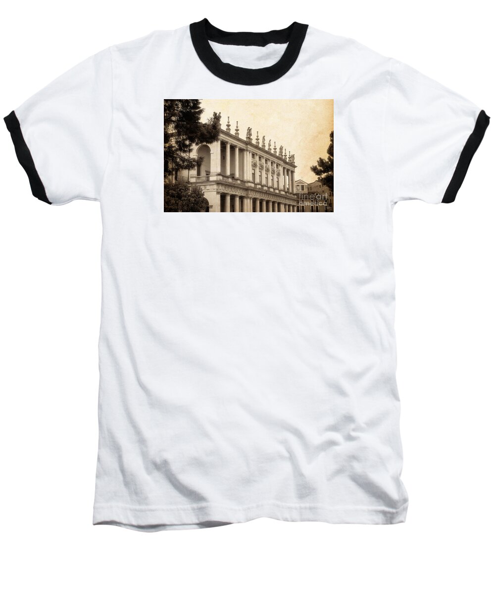 Palazzo Chiericati Baseball T-Shirt featuring the photograph Palazzo Chiericati by Prints of Italy