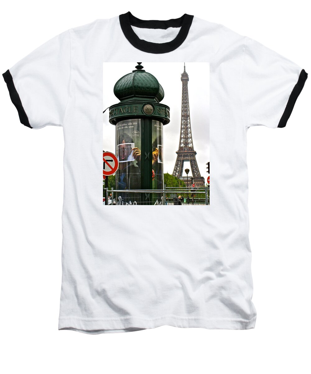 Paris Baseball T-Shirt featuring the photograph Paris by Ira Shander
