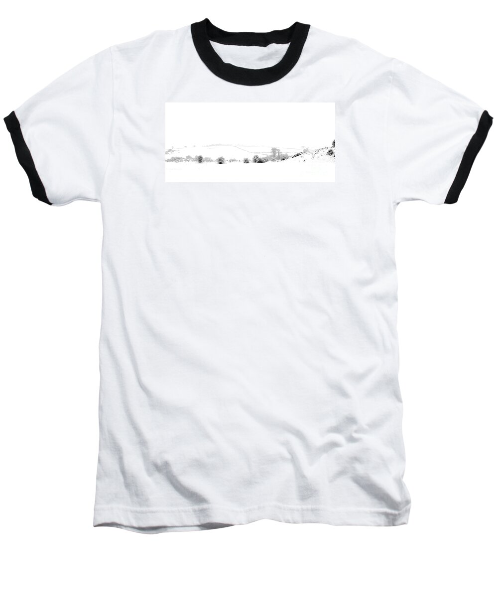 Snow Baseball T-Shirt featuring the photograph Snowy panorama by Liz Leyden