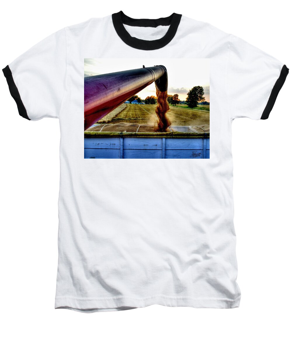 Ag Baseball T-Shirt featuring the photograph Spiral in Time by David Zarecor
