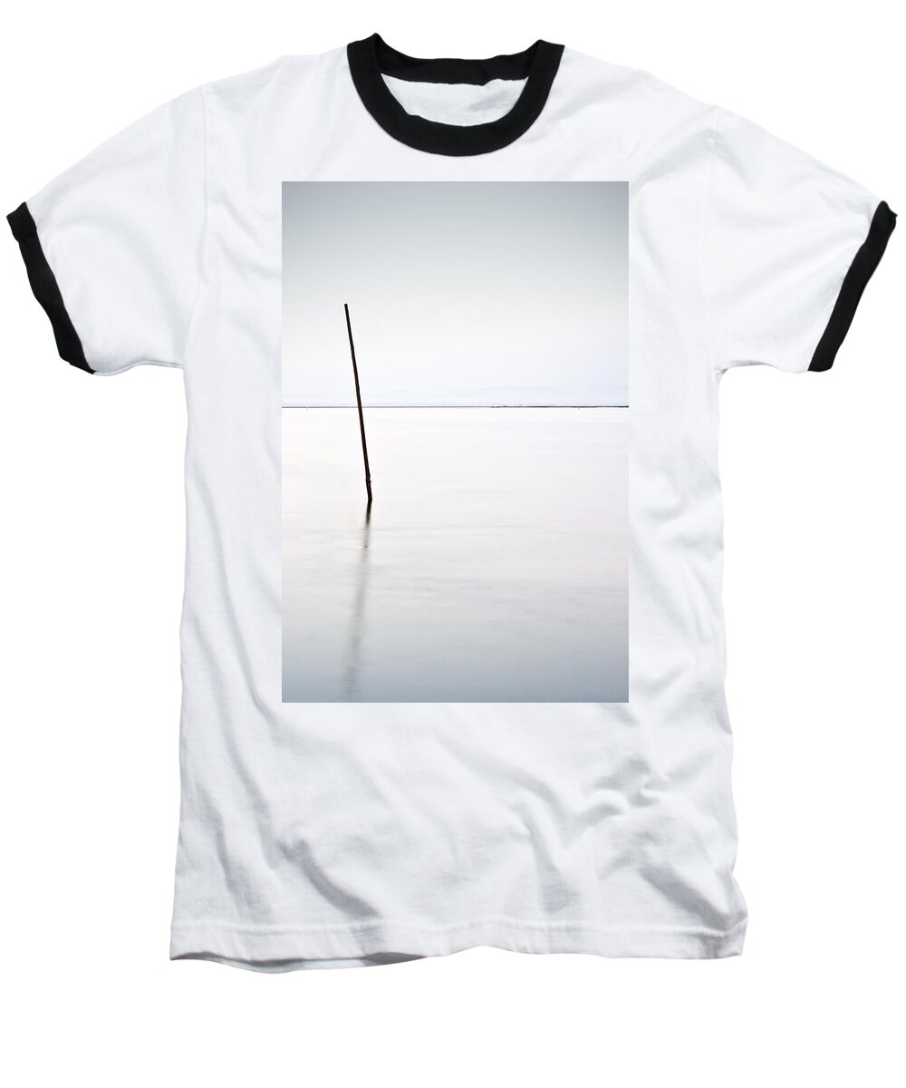 Waterscape Baseball T-Shirt featuring the photograph Standing alone by Jorge Maia