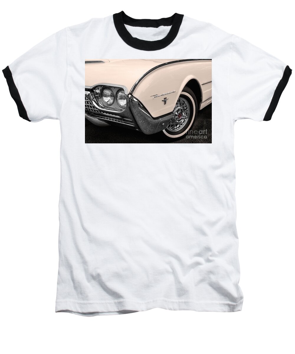 Fender Baseball T-Shirt featuring the photograph T-Bird Fender by Jerry Fornarotto