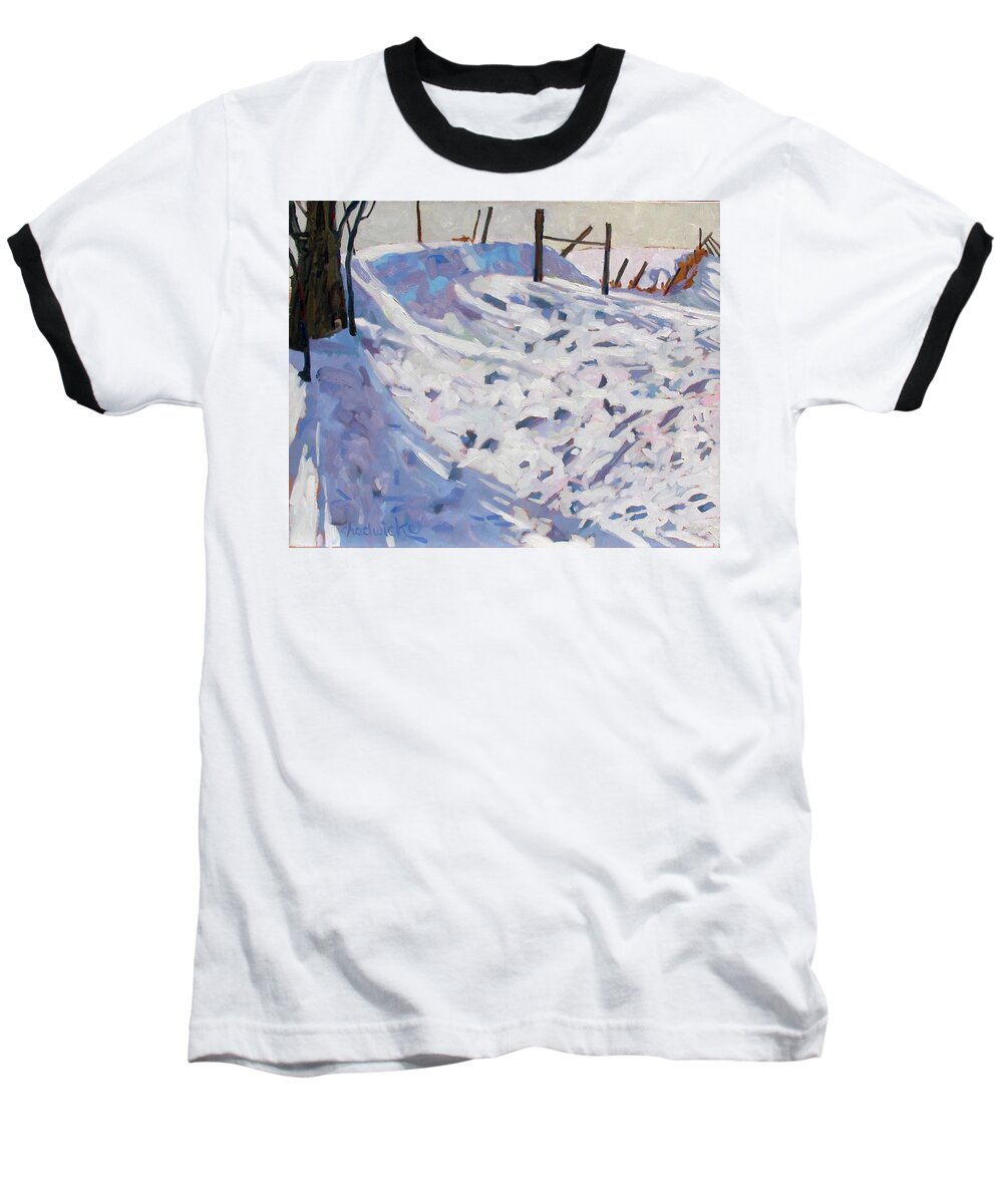 Chadwick Baseball T-Shirt featuring the painting Wild Life by Phil Chadwick