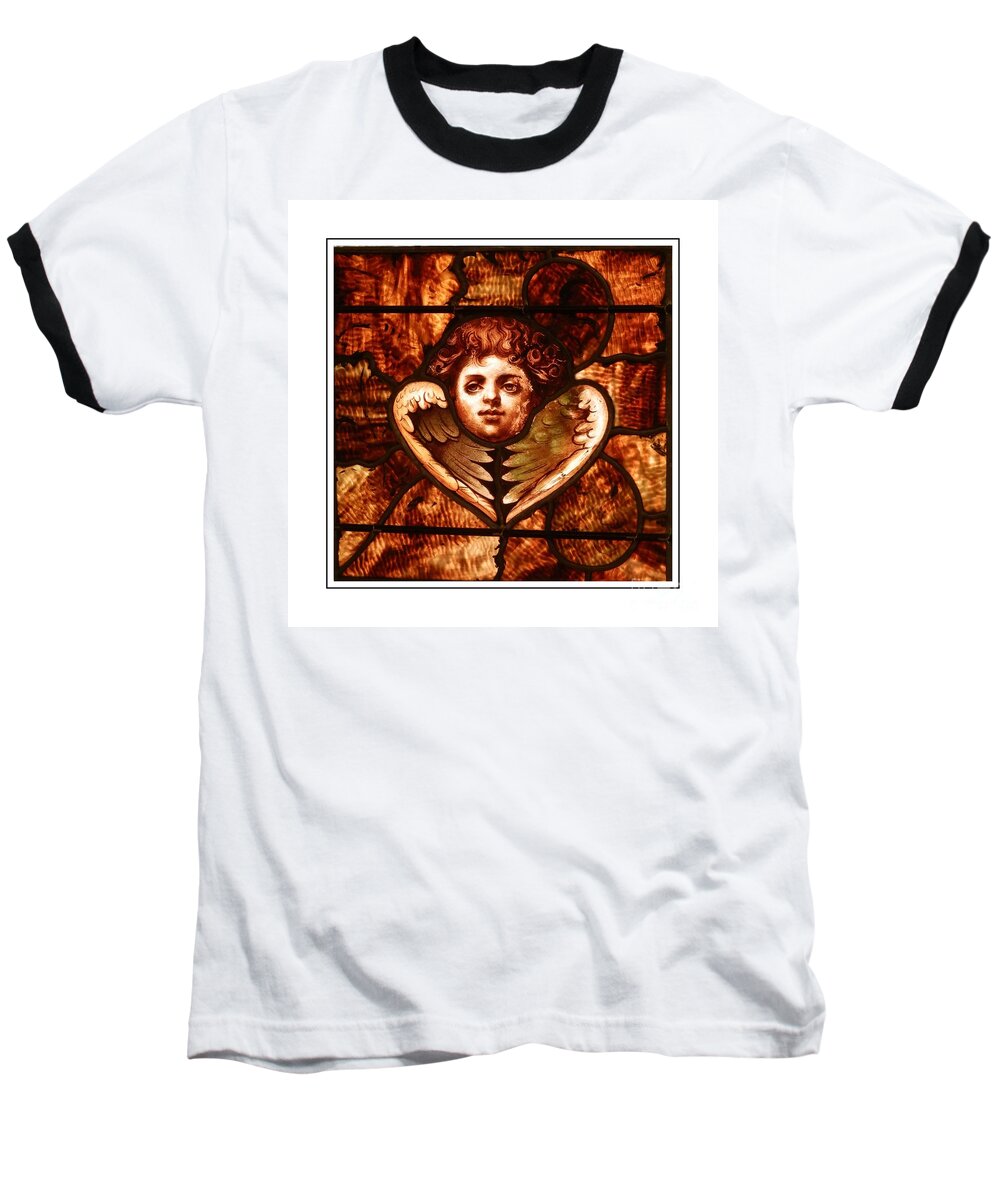 Marcia Lee Jones Baseball T-Shirt featuring the photograph Wings Of An Angel by Marcia Lee Jones