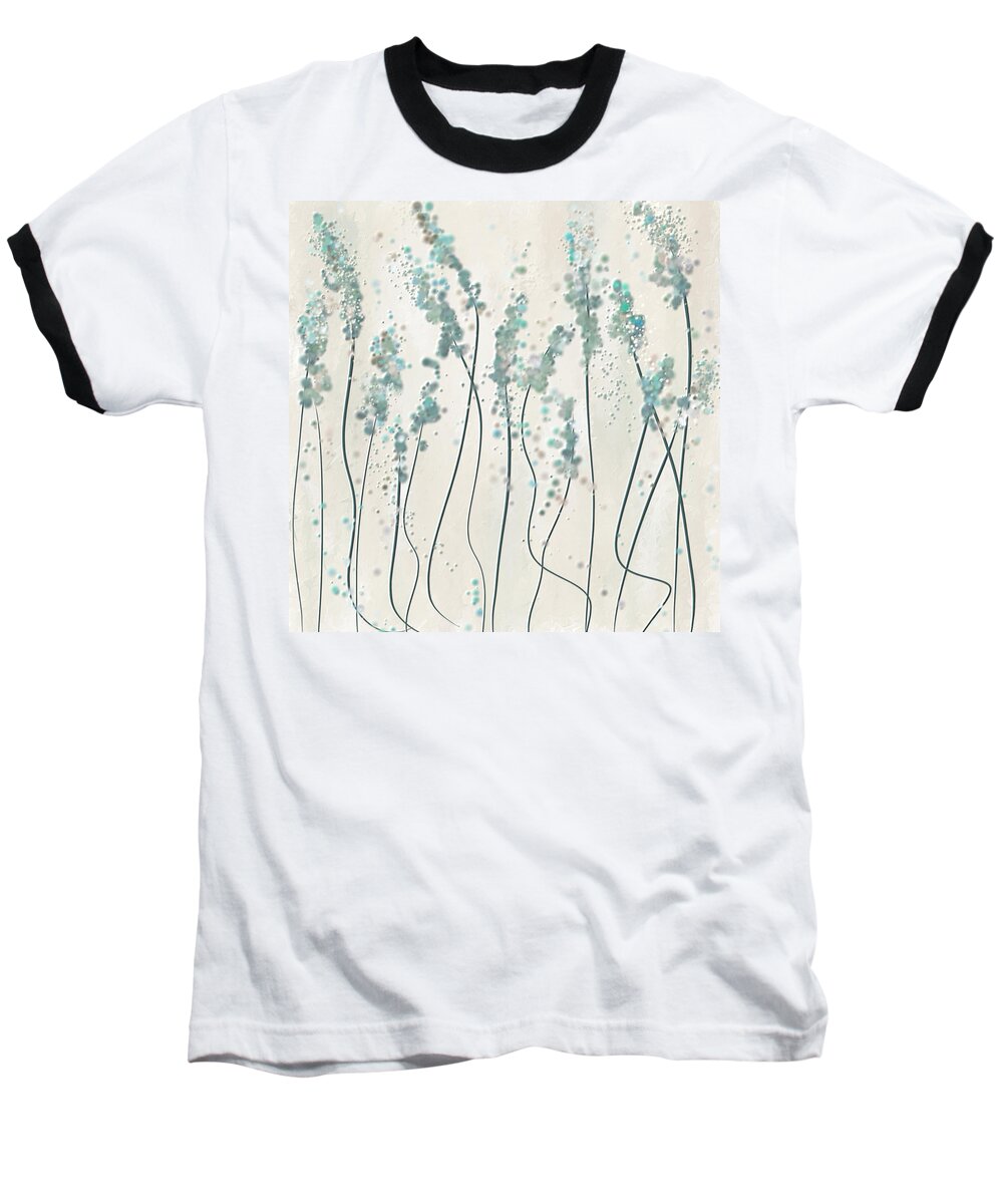 Blue Baseball T-Shirt featuring the painting Winter Spring by Lourry Legarde