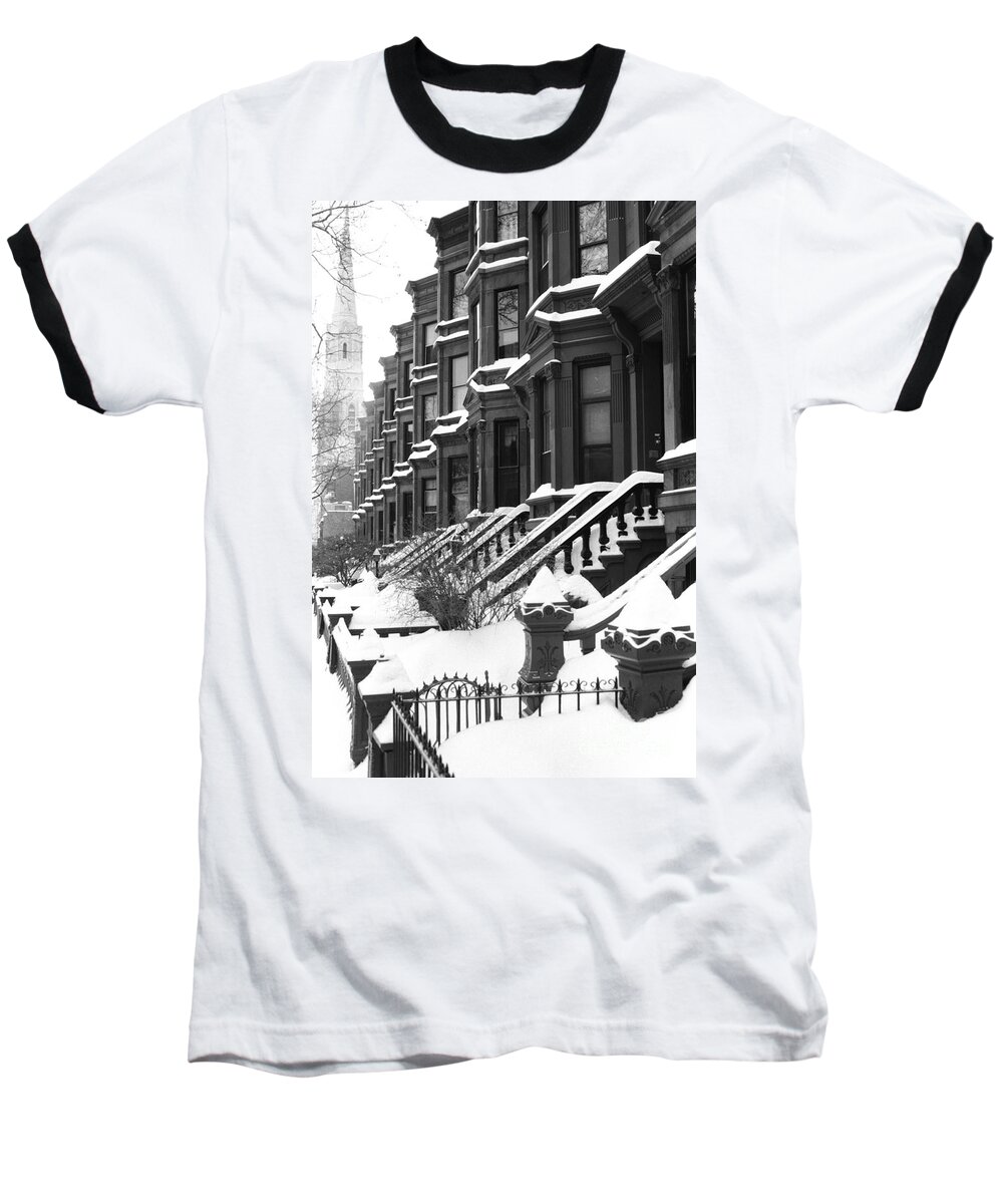 Winter Baseball T-Shirt featuring the photograph Carroll Street #1 by Mark Gilman