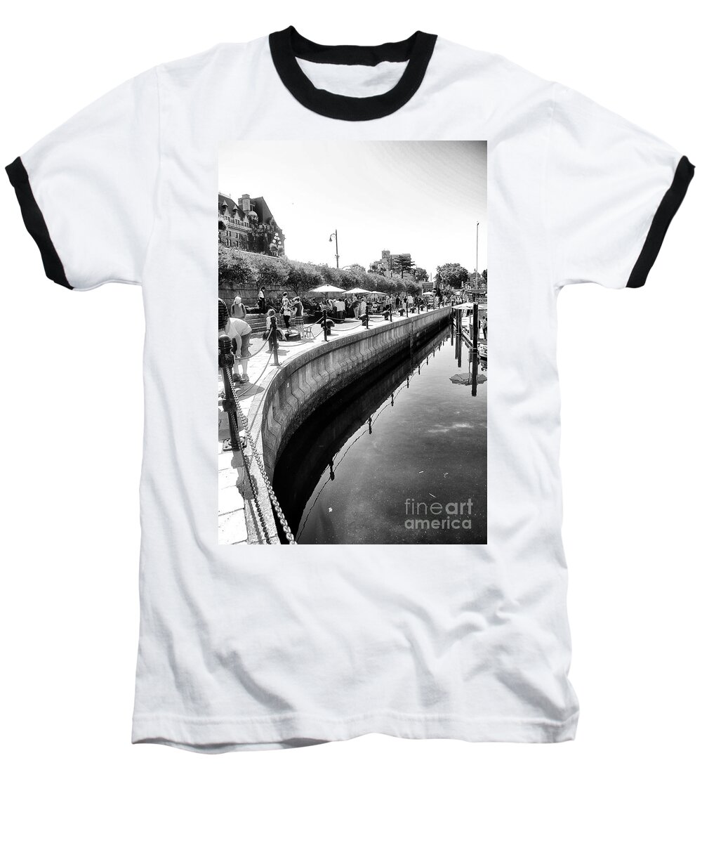 Harbor Baseball T-Shirt featuring the photograph Hanging at the Harbor by Traci Cottingham