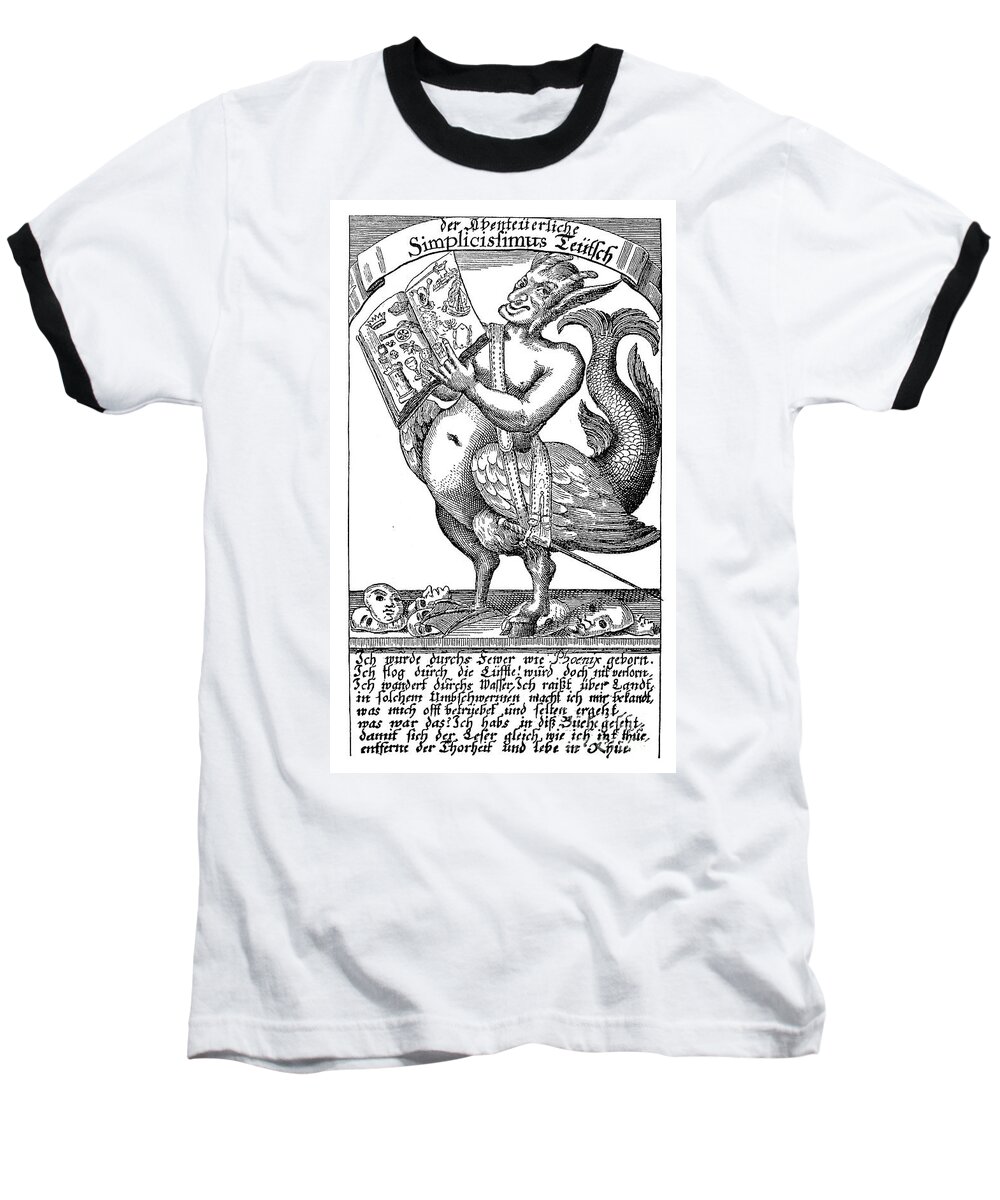 1670 Baseball T-Shirt featuring the photograph HANS von GRIMMELSHAUSEN by Granger
