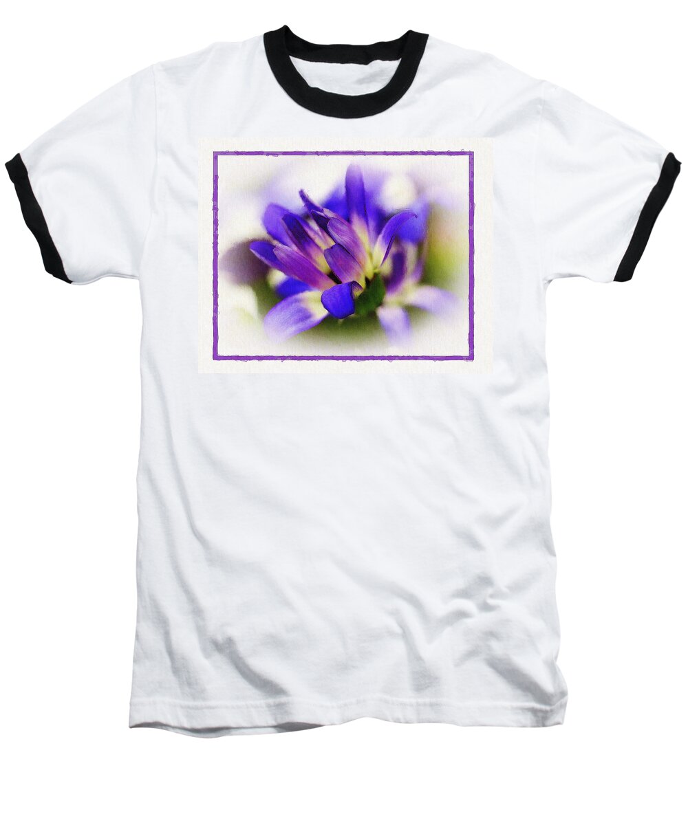 Blue Baseball T-Shirt featuring the photograph Royal Purple by Judi Bagwell