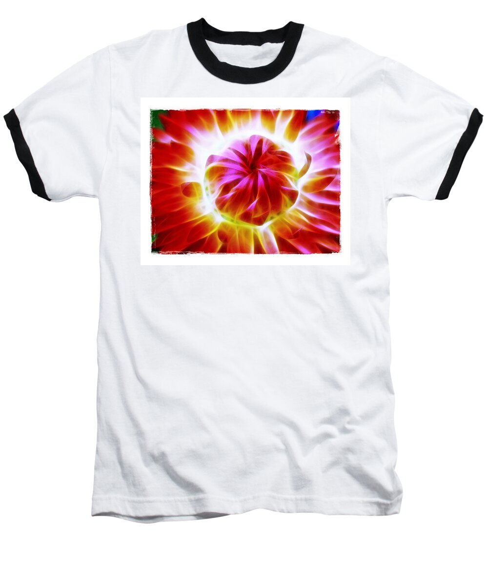 Straw Baseball T-Shirt featuring the photograph Whirling by Judi Bagwell
