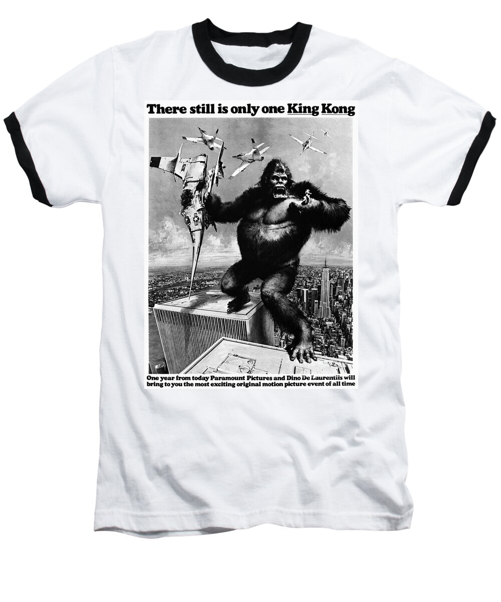 1975 Baseball T-Shirt featuring the drawing King Kong, 1976 by Granger